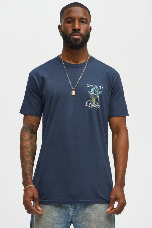 Once In A Lifetime Short Sleeve Tee - Navy
