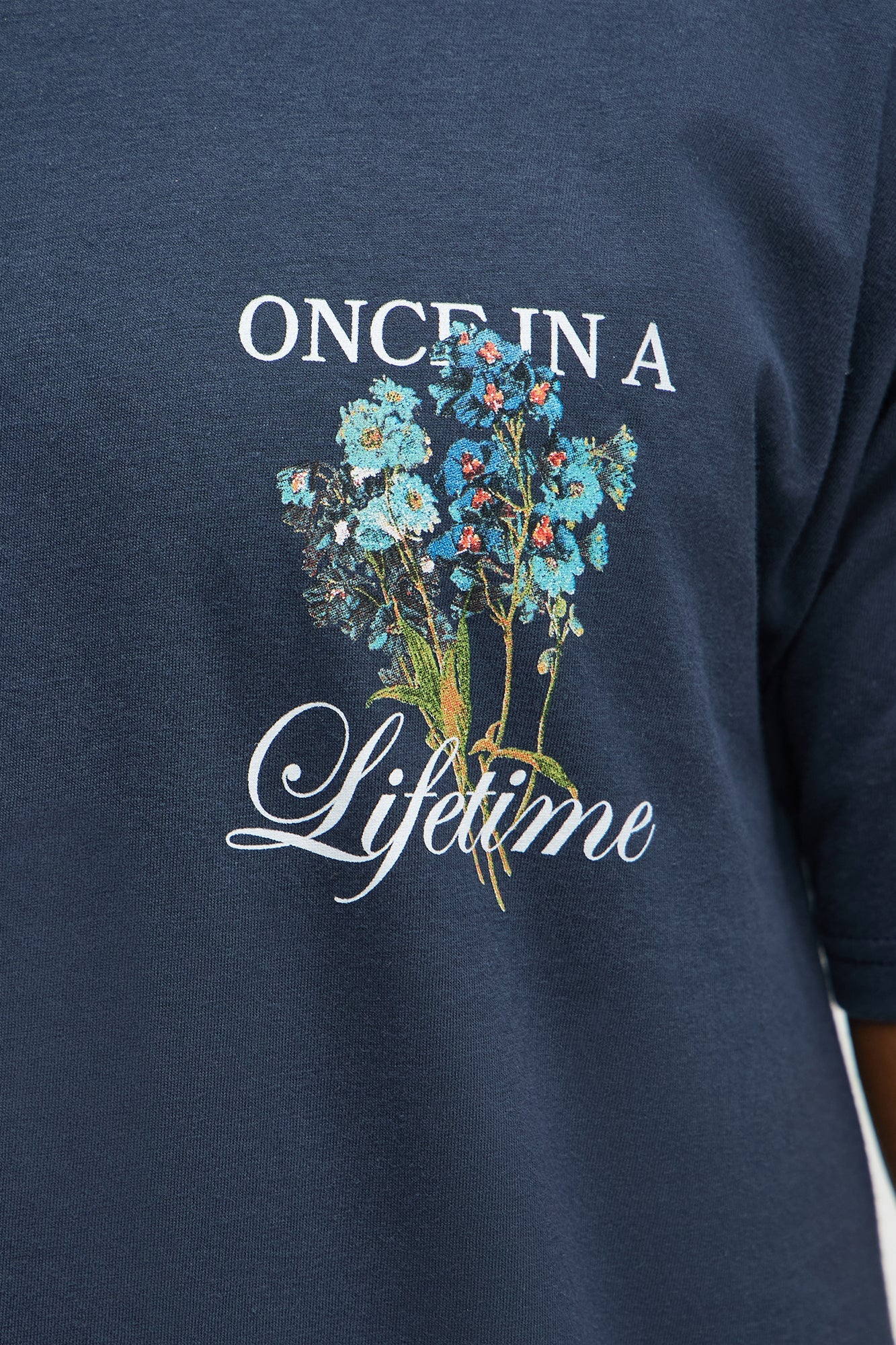 Once In A Lifetime Short Sleeve Tee - Navy