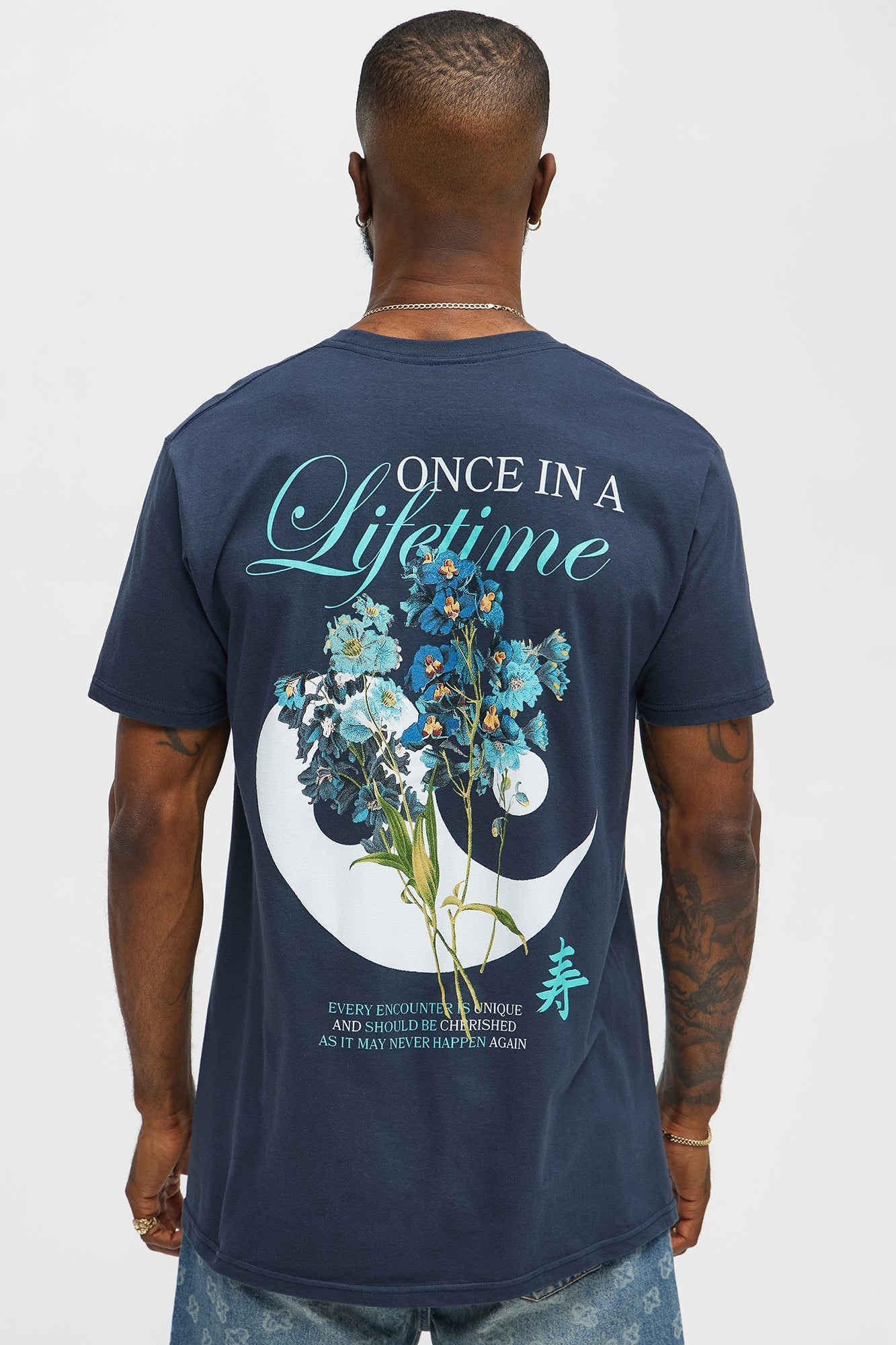 Once In A Lifetime Short Sleeve Tee - Navy