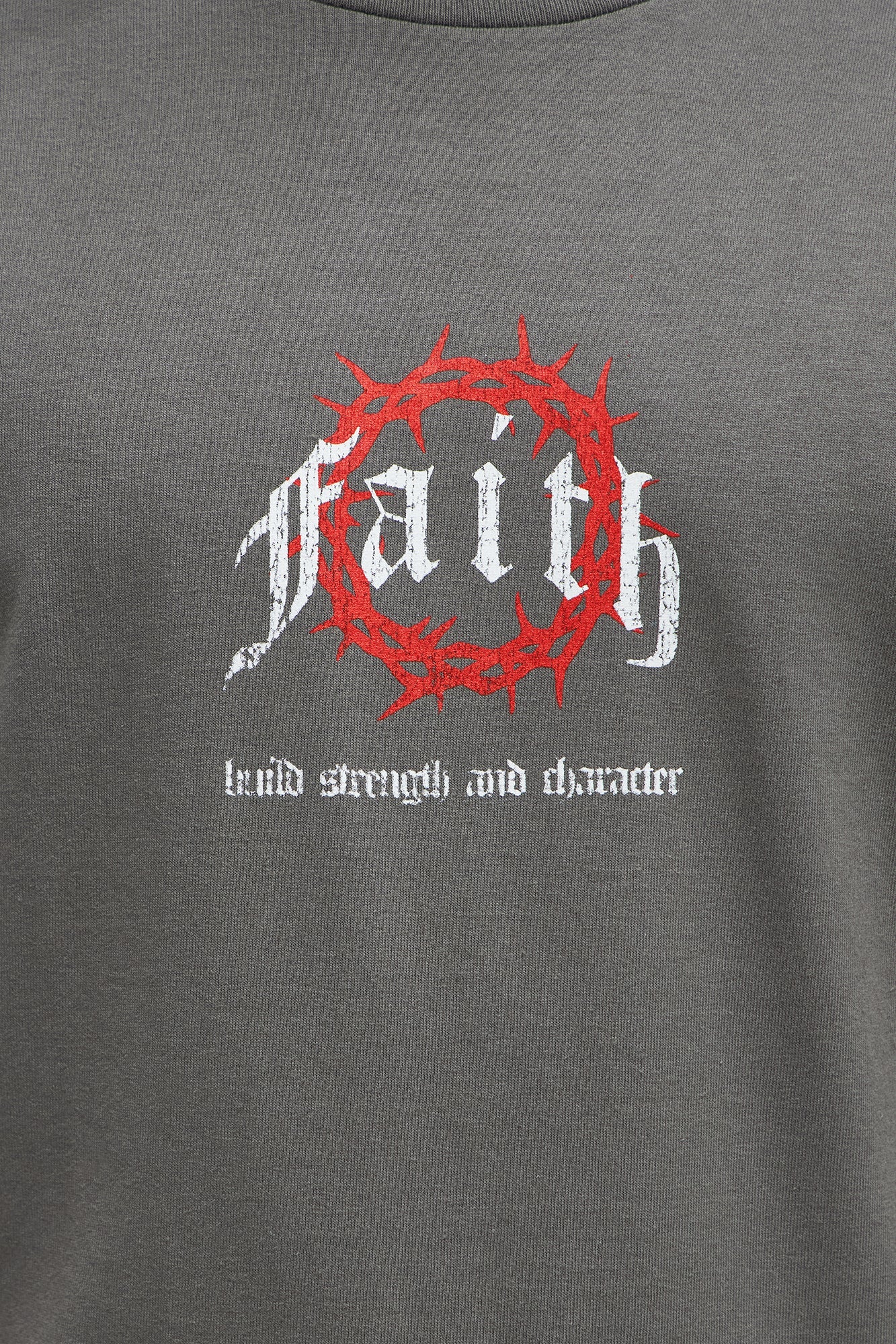 Faith In The Journey Short Sleeve Tee - Charcoal