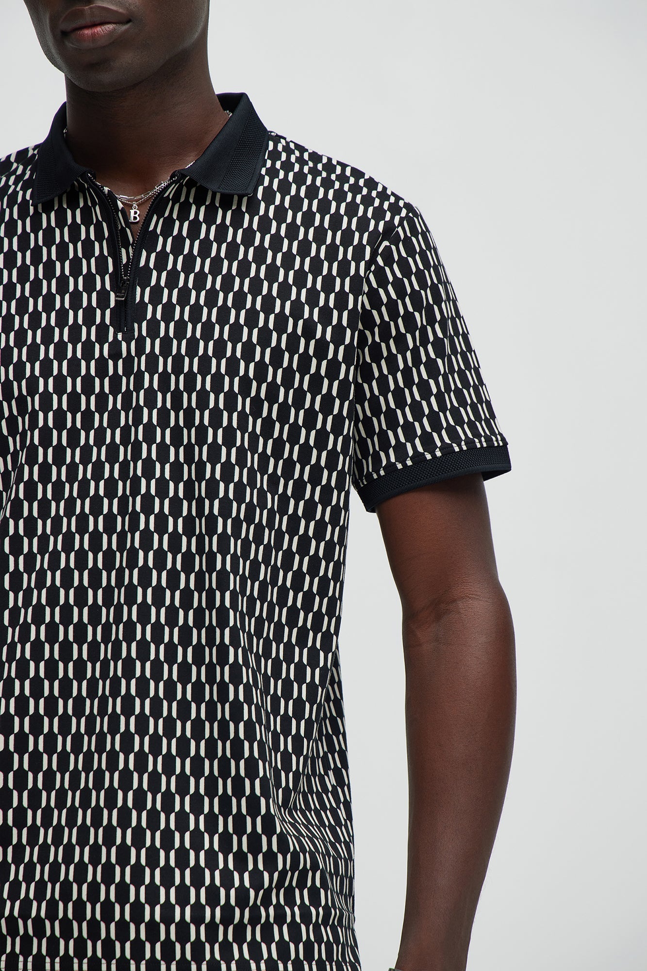 Interlocked Polo - Black