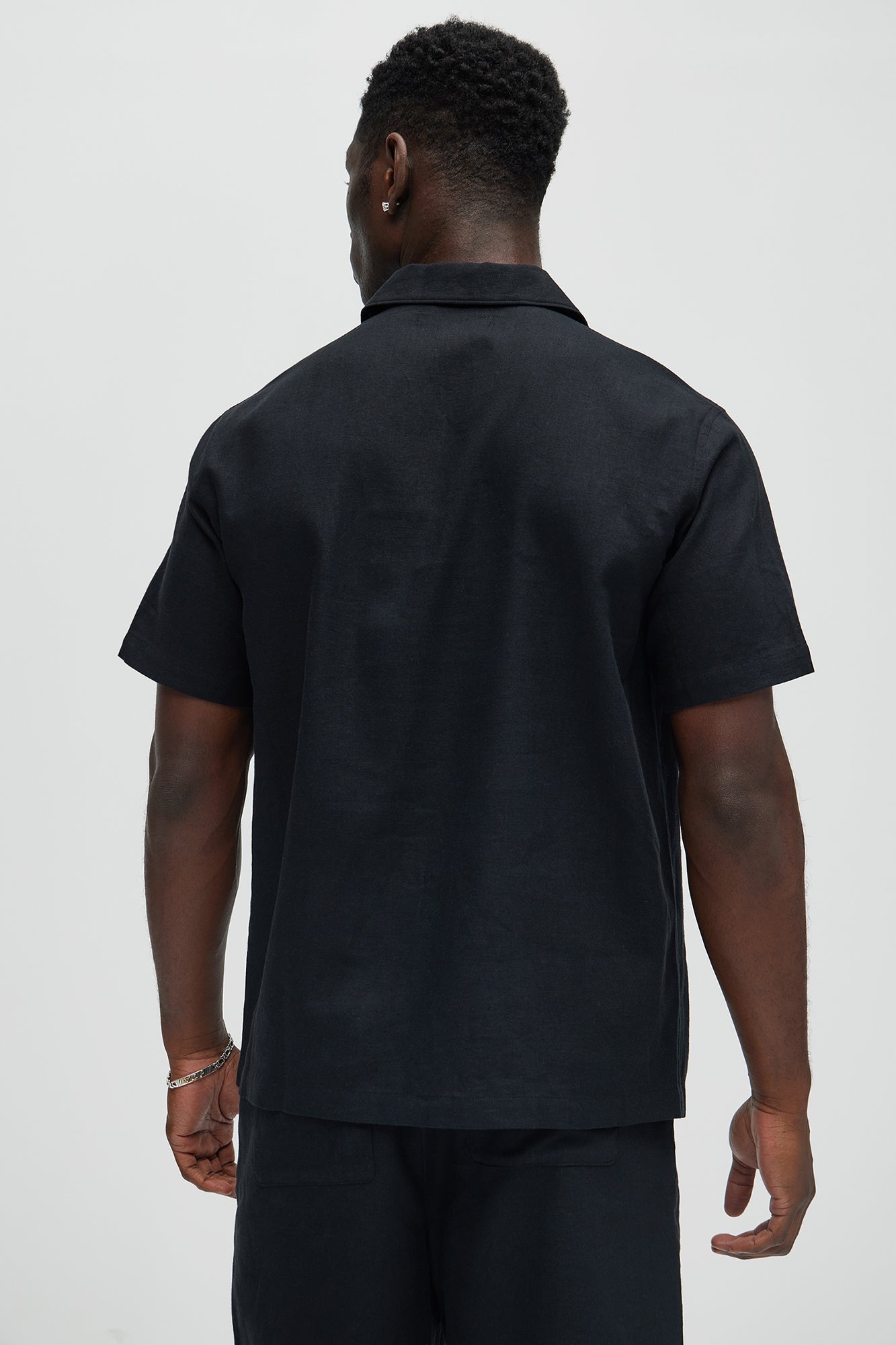 Bahamas Linen Shirt - Black