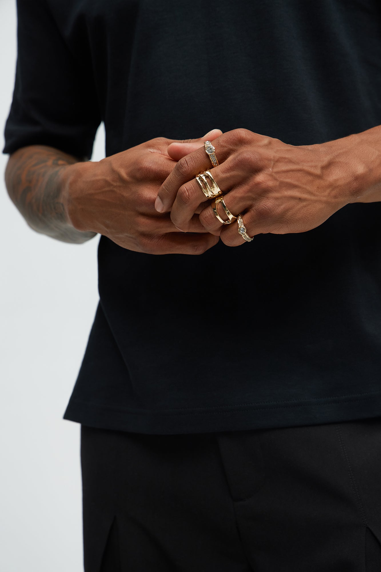 St. Larenet Ring Set - Gold