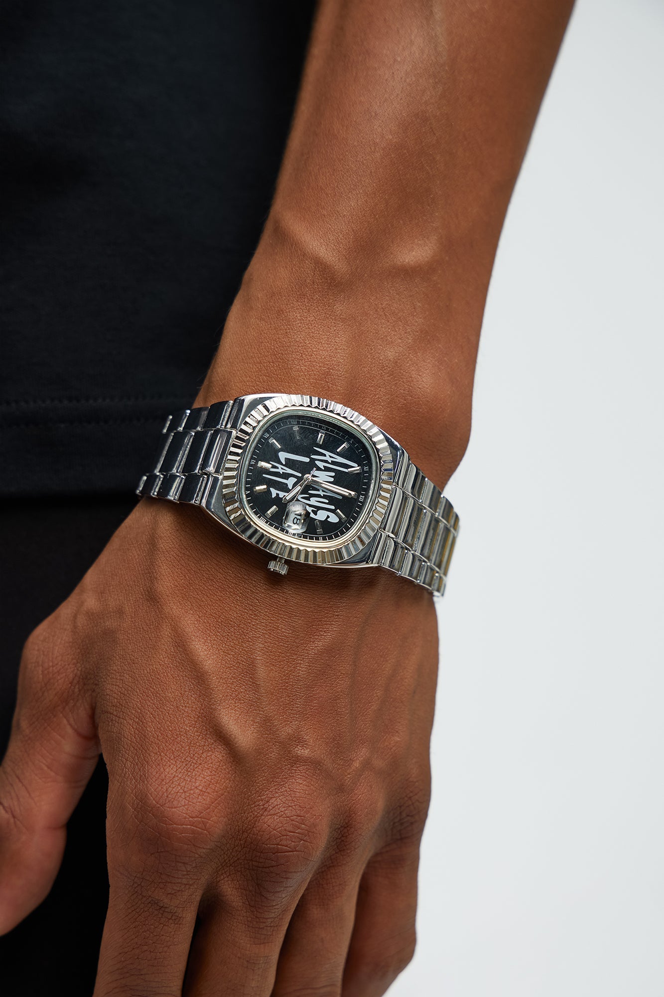 Always Late Mens Watch - Silver