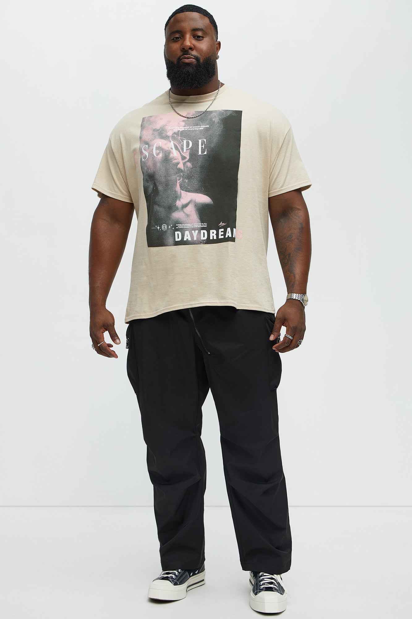 Escape Daydreams Short Sleeve Tee - Sand
