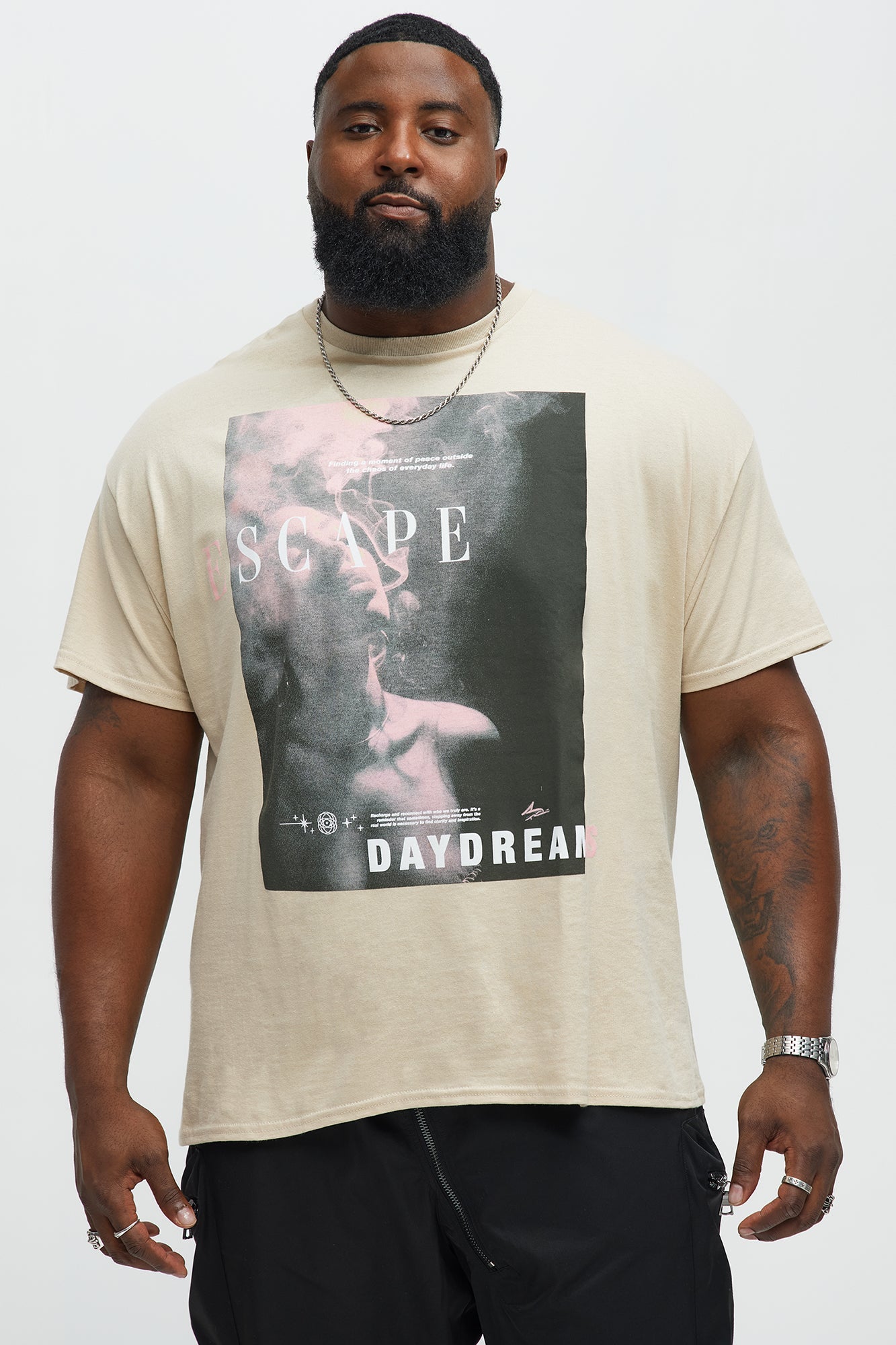 Escape Daydreams Short Sleeve Tee - Sand