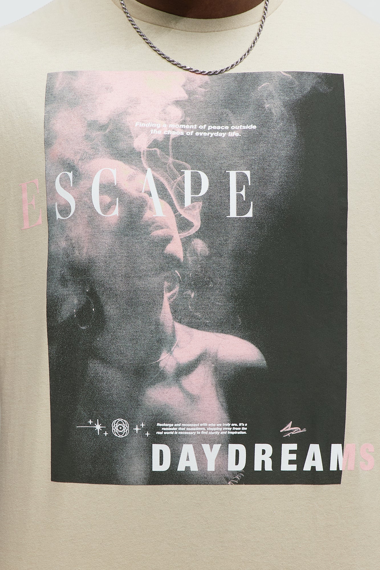 Escape Daydreams Short Sleeve Tee - Sand
