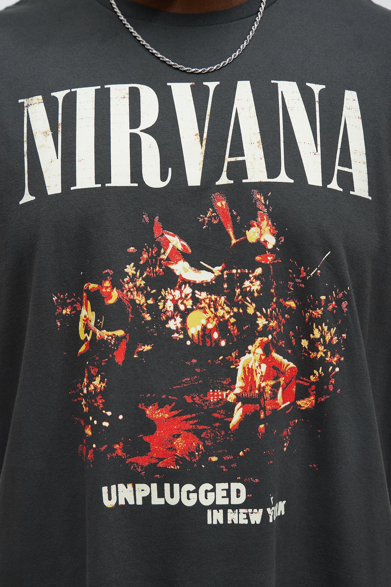 Nirvana New York Unplugged Short Sleeve Tee - Black