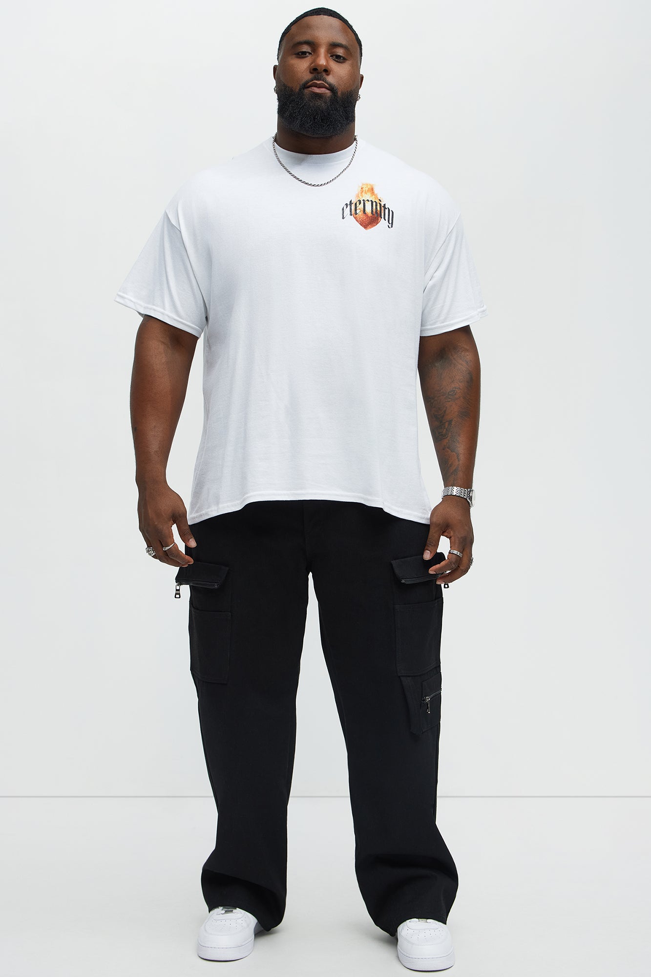 Eternal Heart Short Sleeve Tee - White