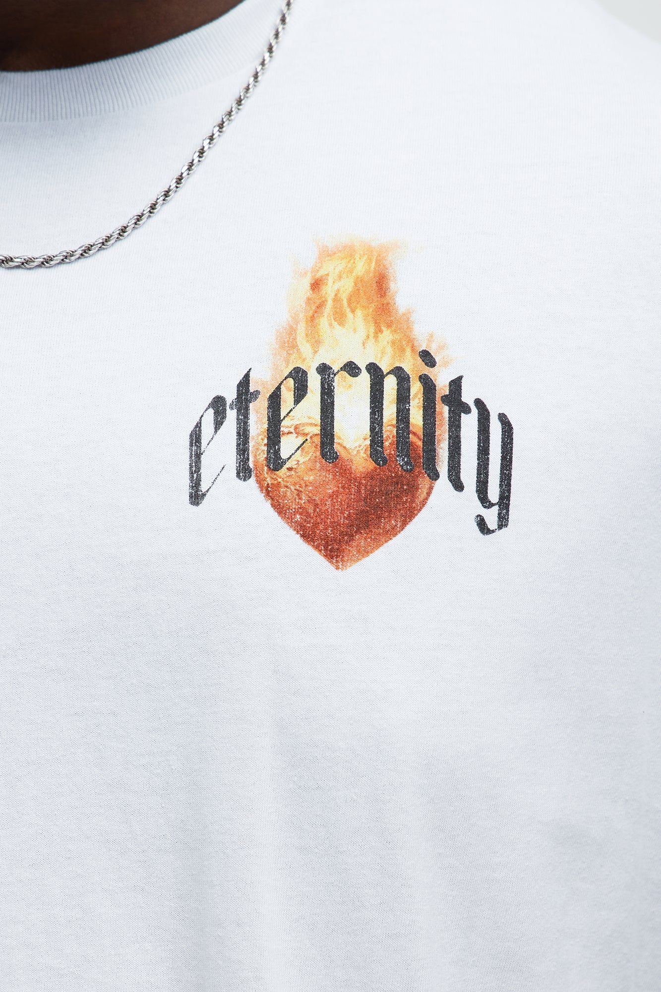 Eternal Heart Short Sleeve Tee - White