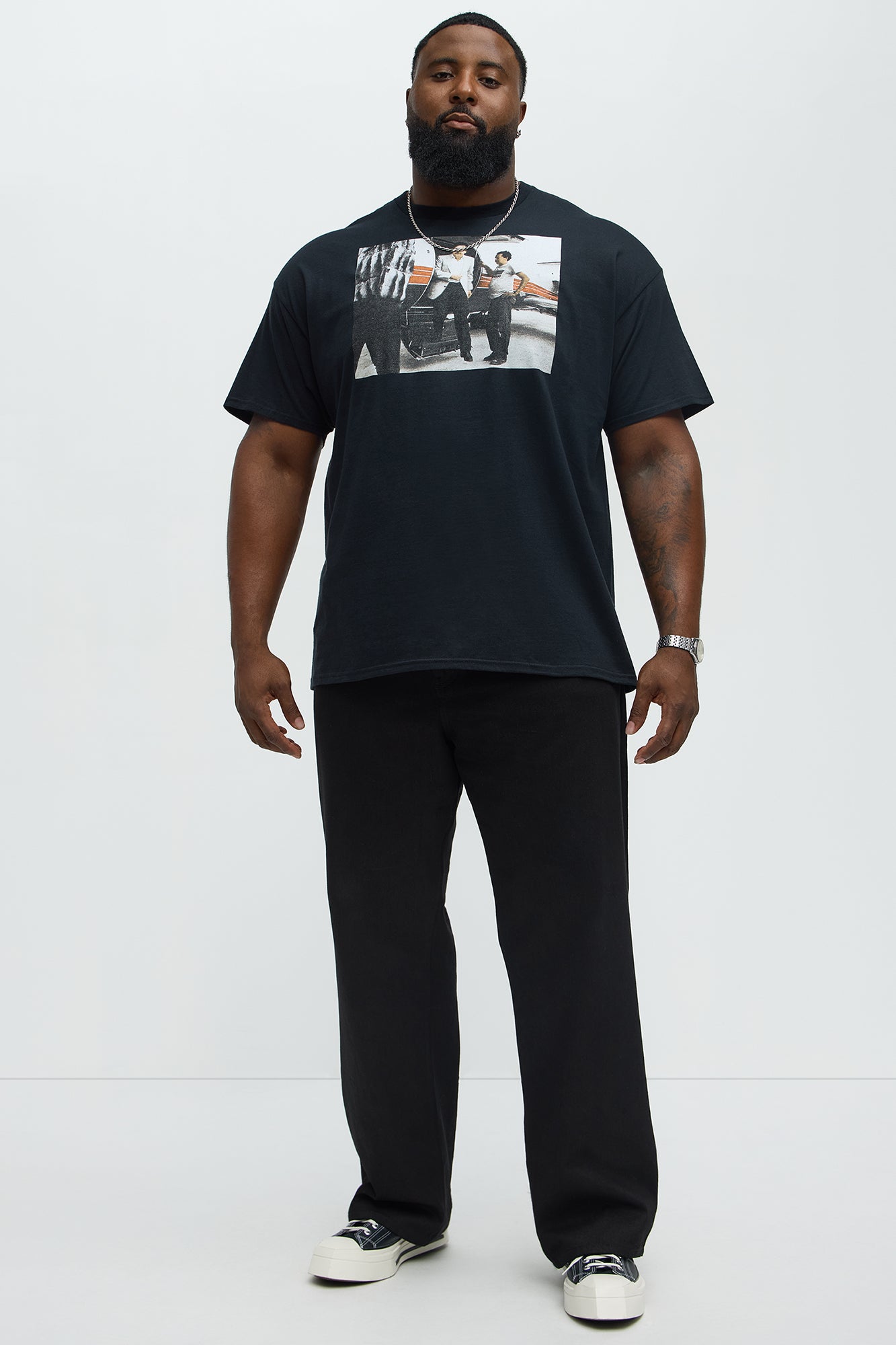 Pablo Escobar Private Plane Short Sleeve Tee - Black