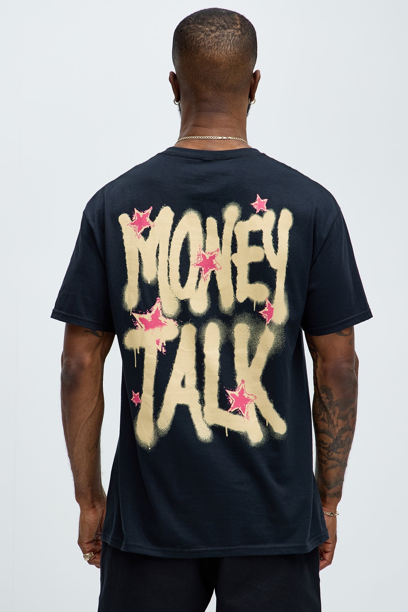 Money Talks A Big Game Short Sleeve Tee - Black