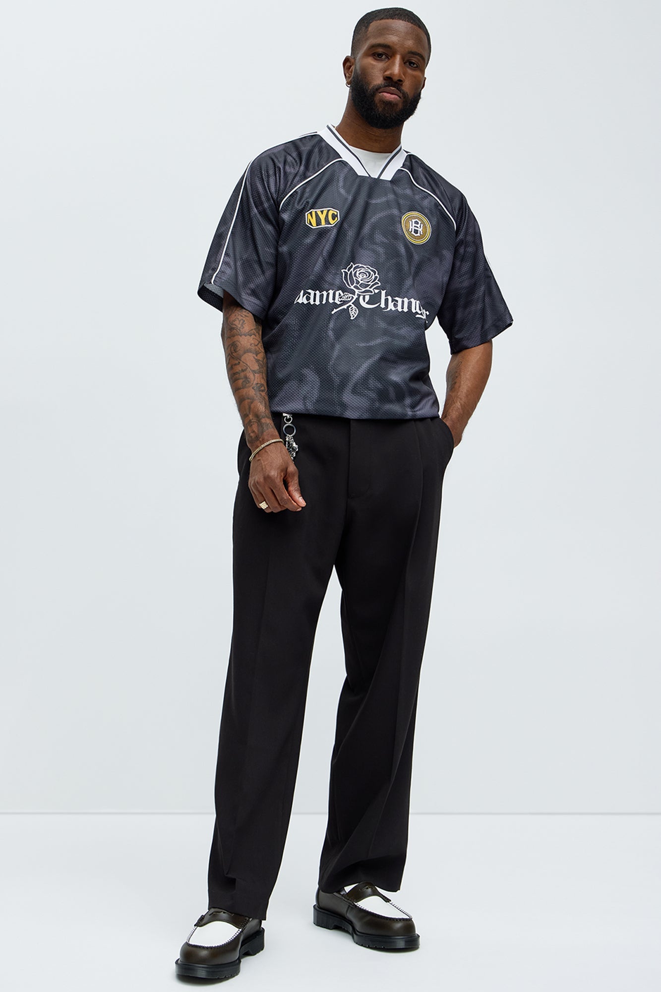 Game Changer Jersey Tee - Black