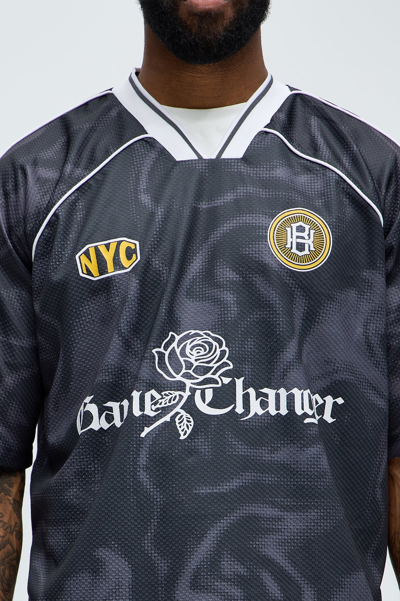 Game Changer Jersey Tee - Black