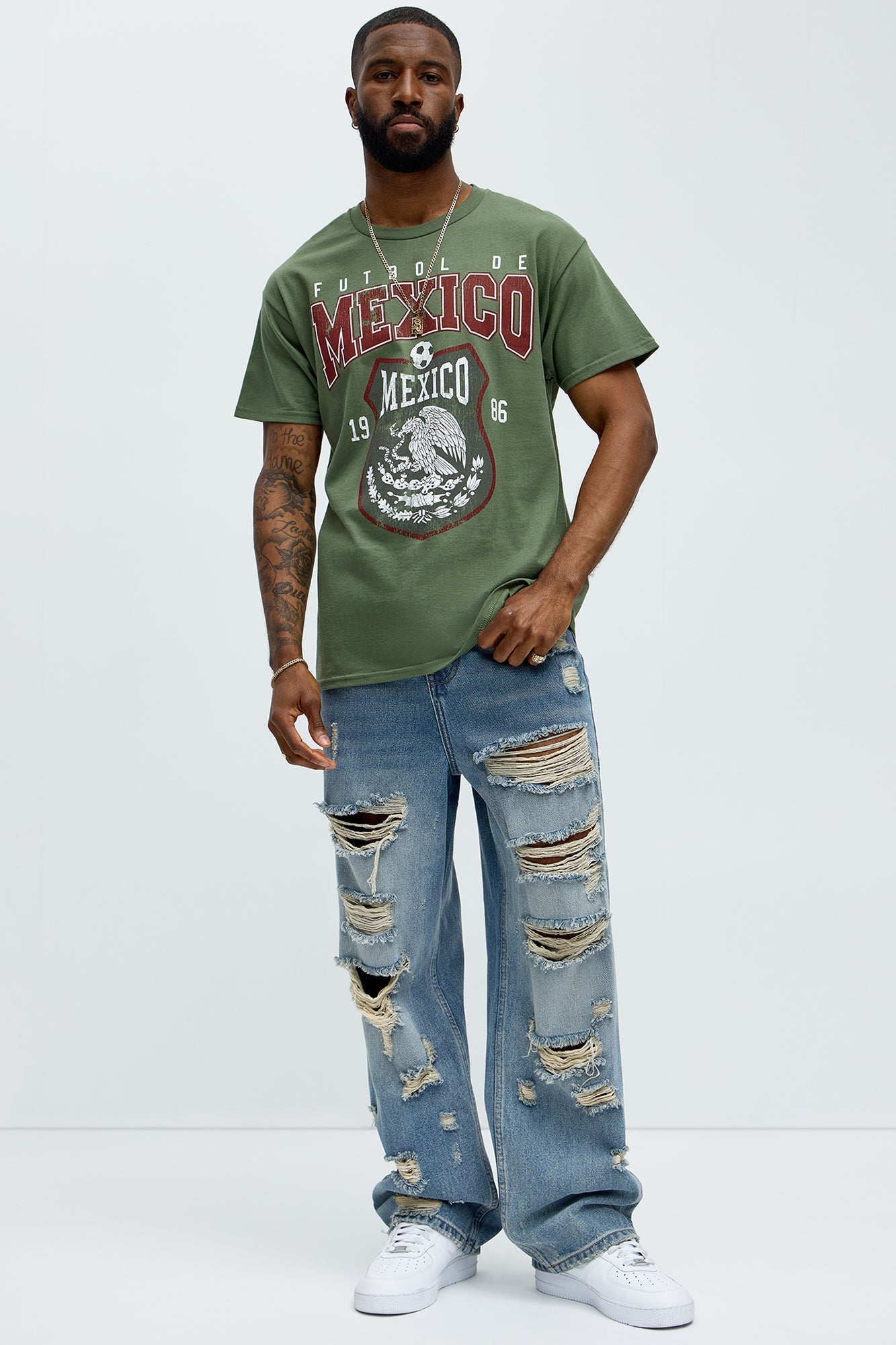 Futbol Of Mexico Short Sleeve Tee - Green