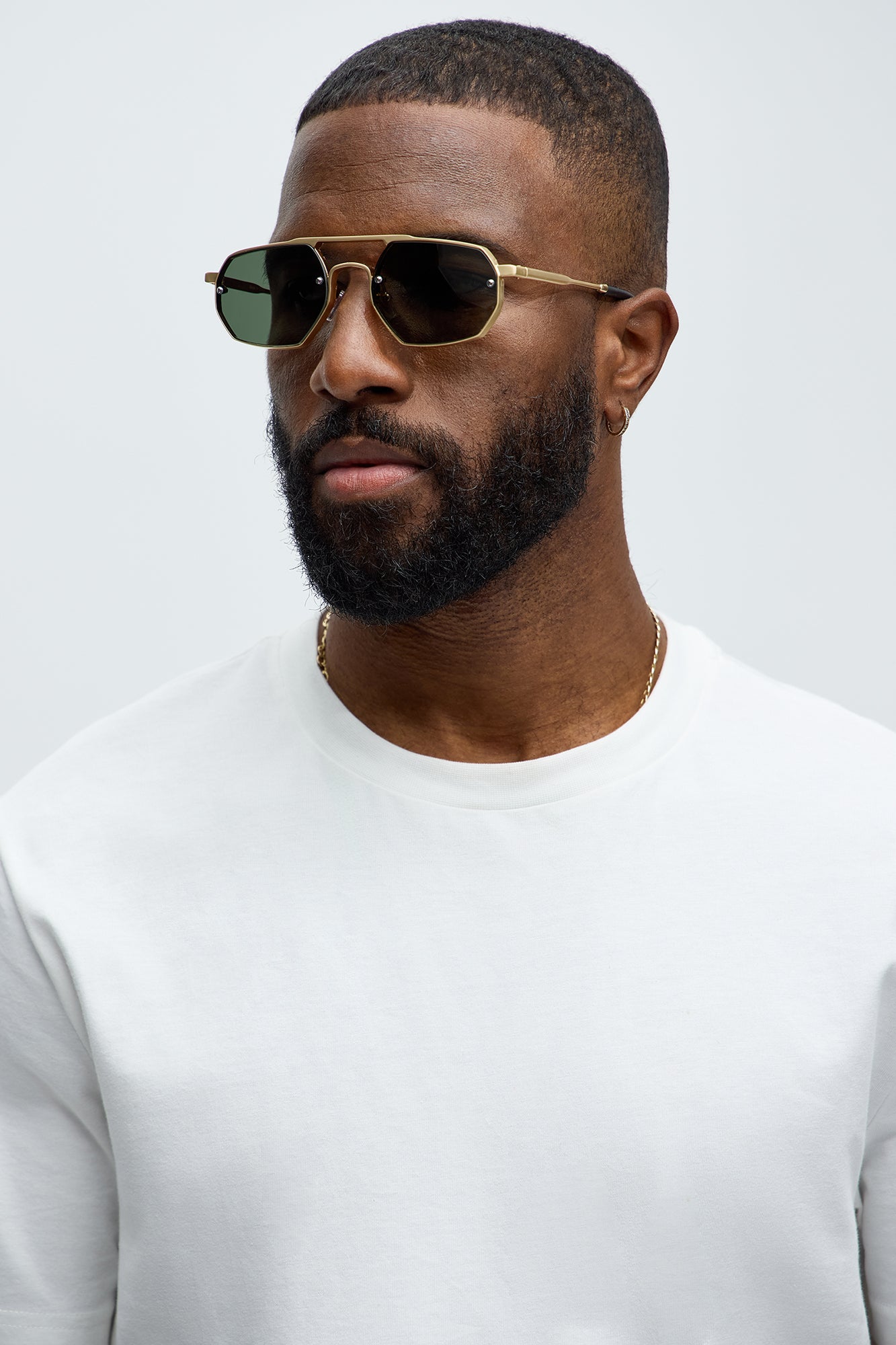Rebel Aviator Sunglasses - Gold/combo