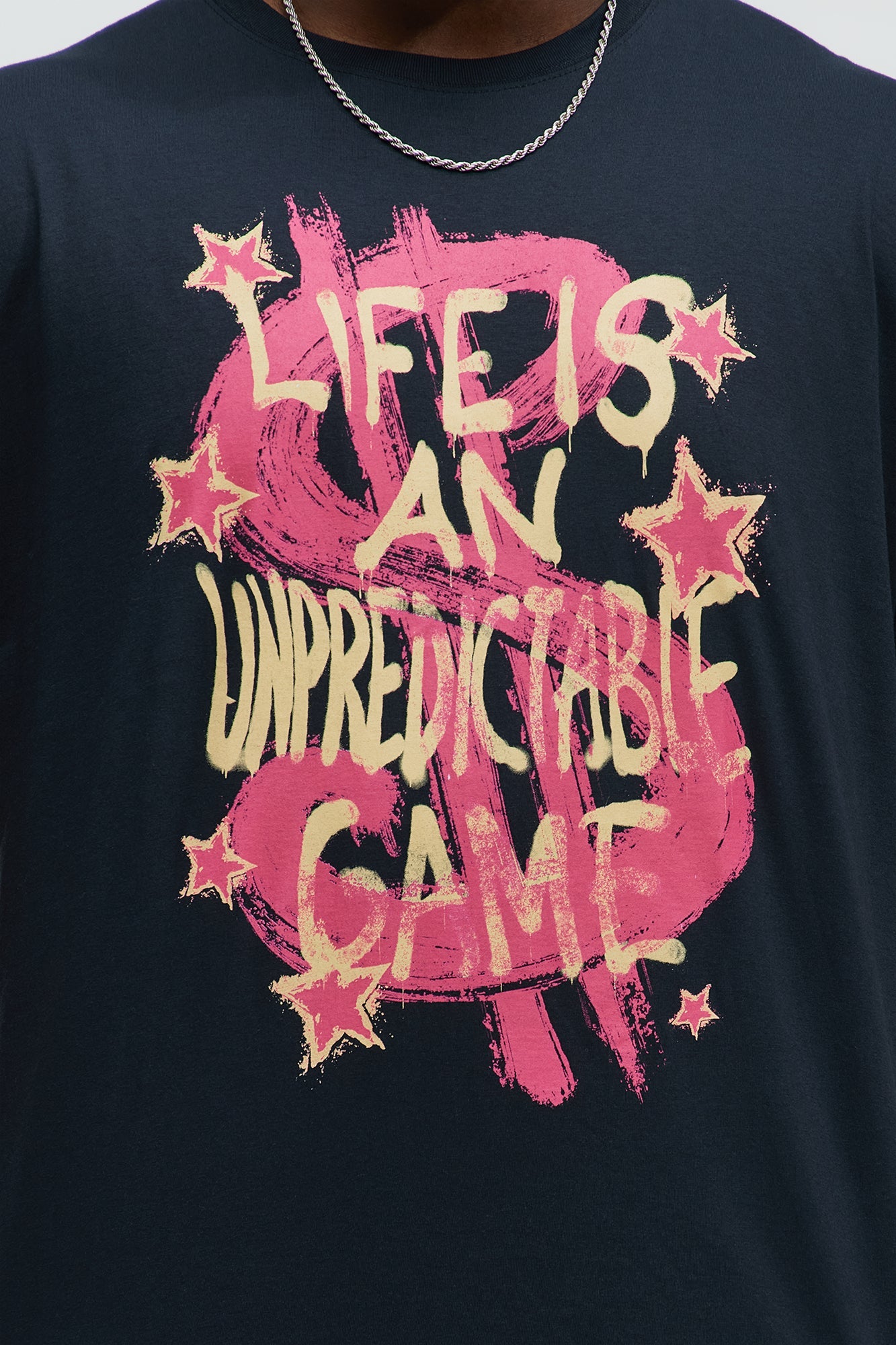 Money Talks A Big Game Short Sleeve Tee - Black