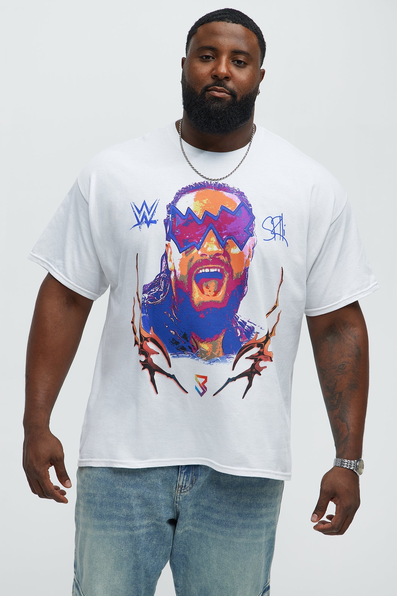 WWE Seth Freaking Rollins Short Sleeve Tee - White