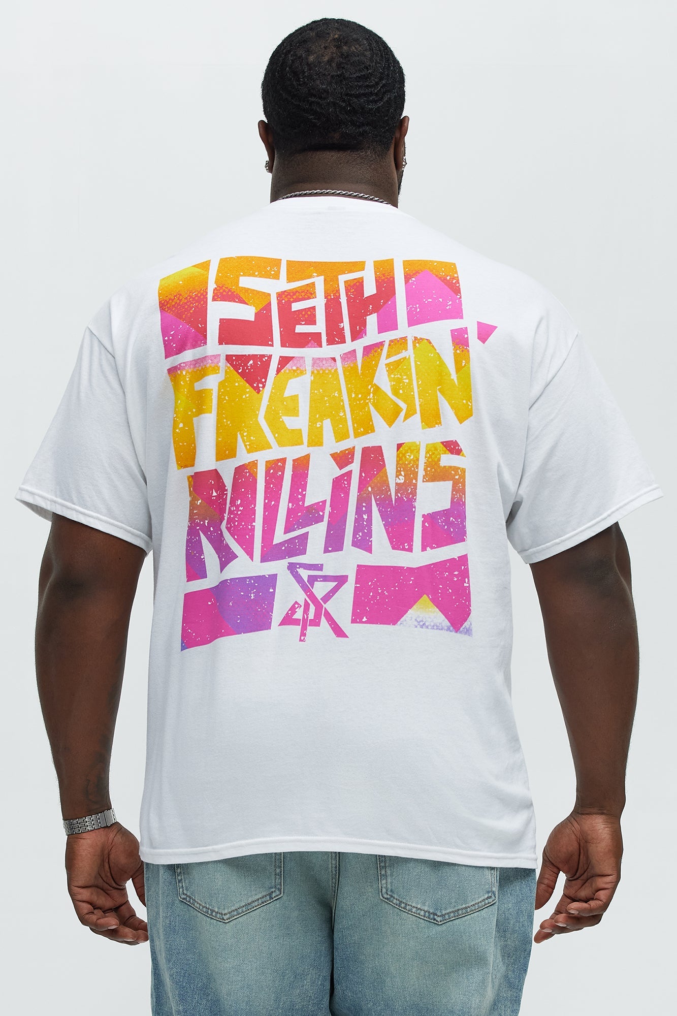 WWE Seth Freaking Rollins Short Sleeve Tee - White