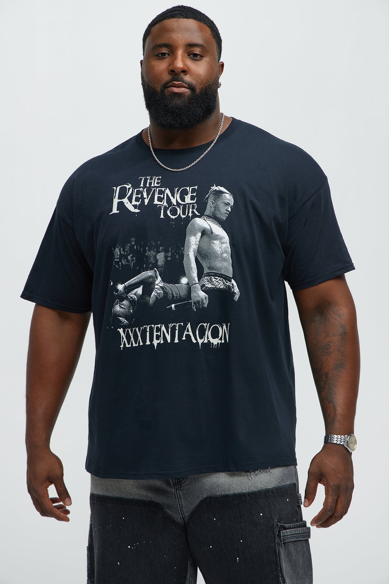 Xxxtentacion The Revenge Tour Short Sleeve Tee - Black