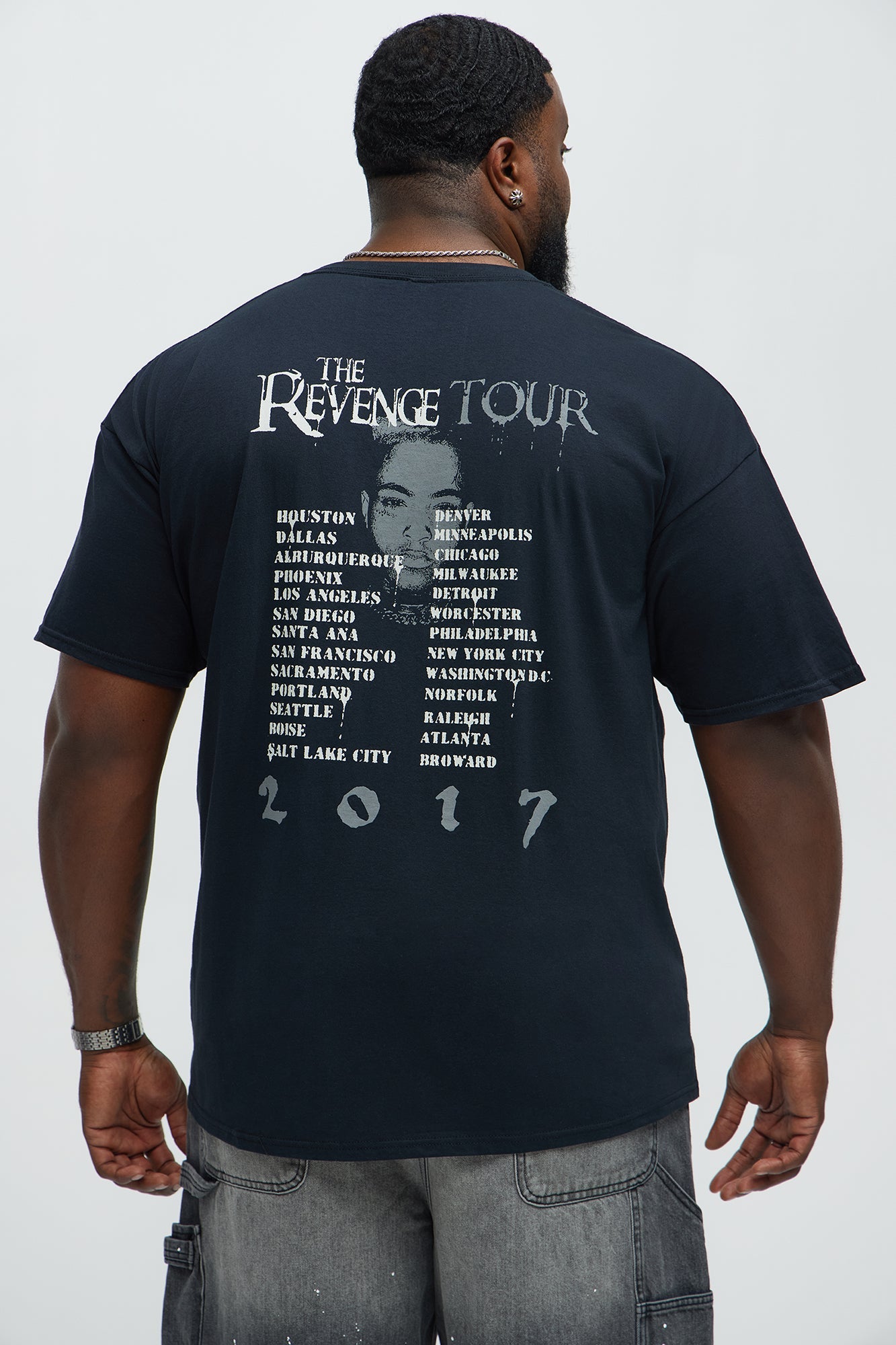 Xxxtentacion The Revenge Tour Short Sleeve Tee - Black