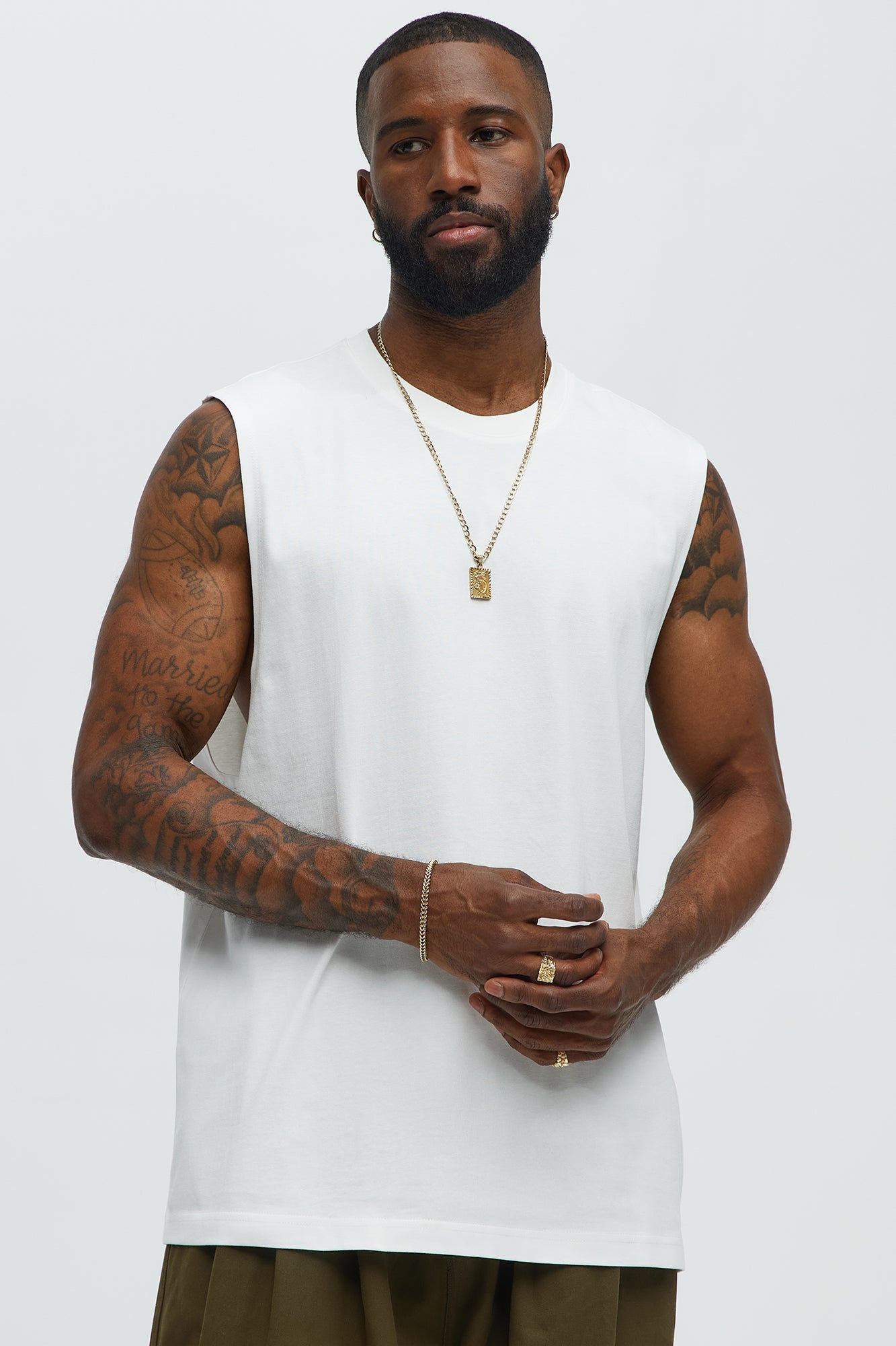 Forte Muscle Tee - White