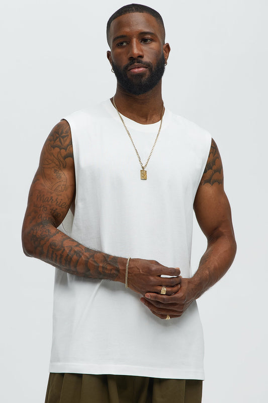 Forte Muscle Tee - White