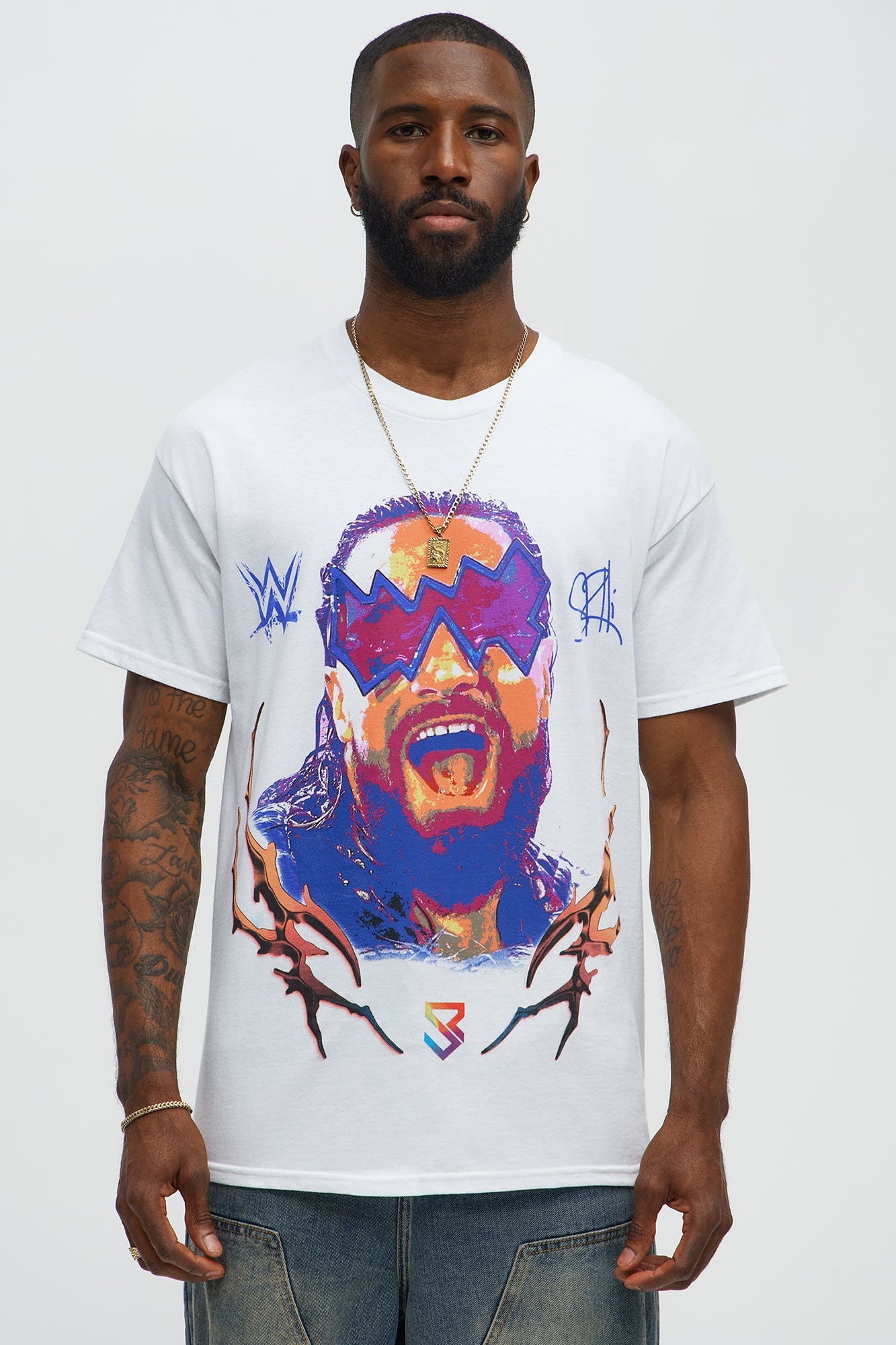 WWE Seth Freaking Rollins Short Sleeve Tee - White