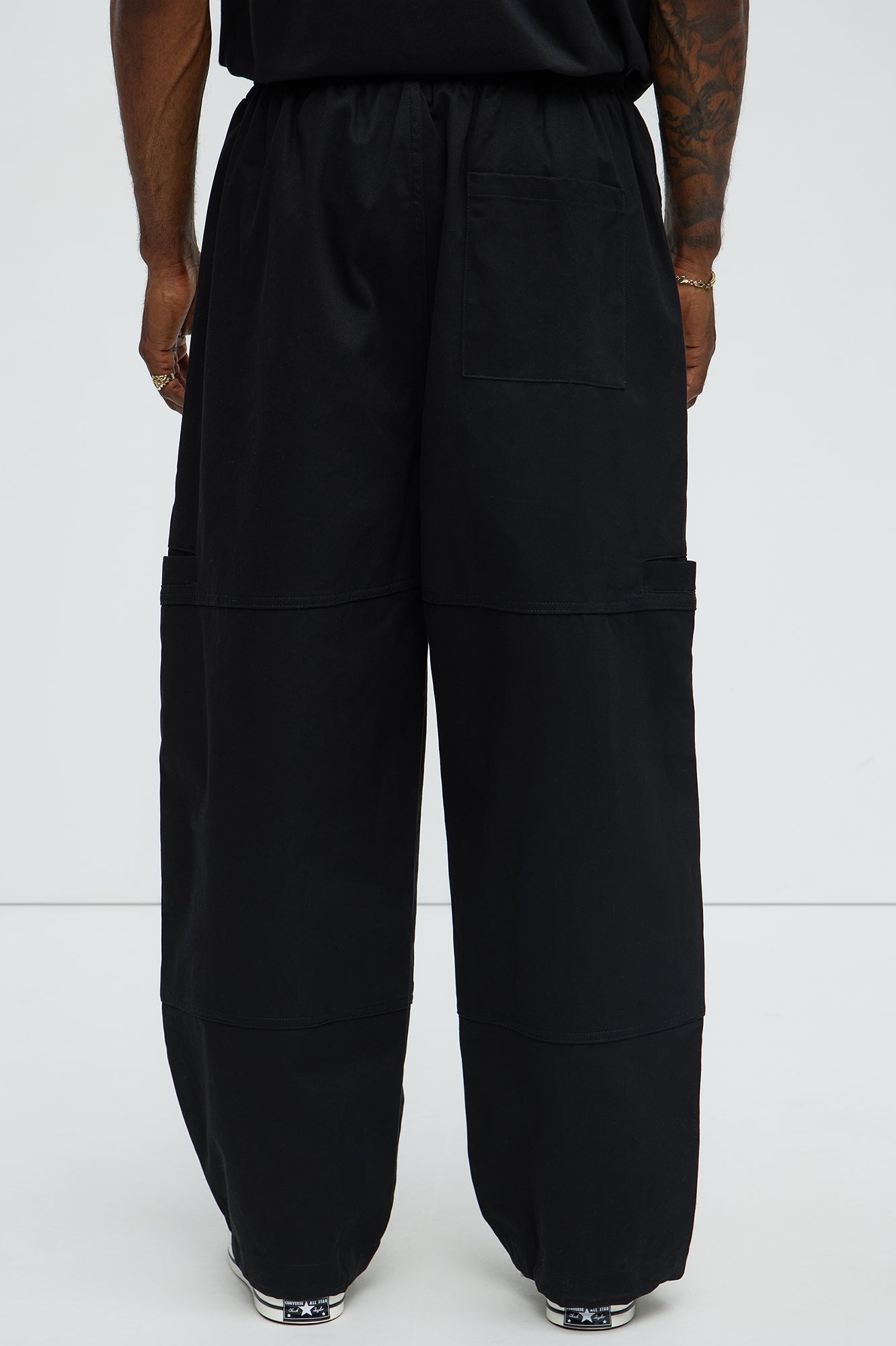 Baggy Damn Right Pants - Black