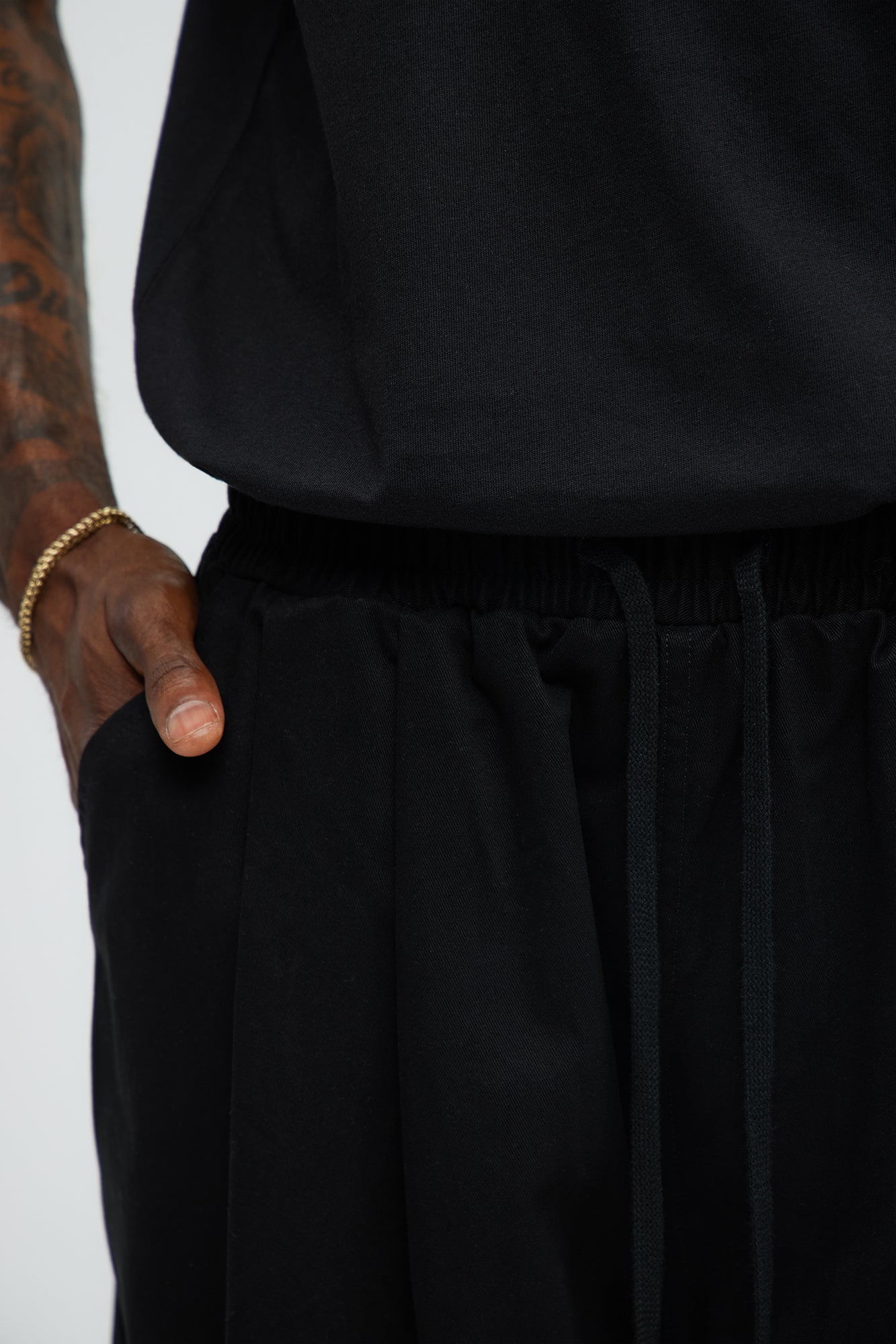 Baggy Damn Right Pants - Black