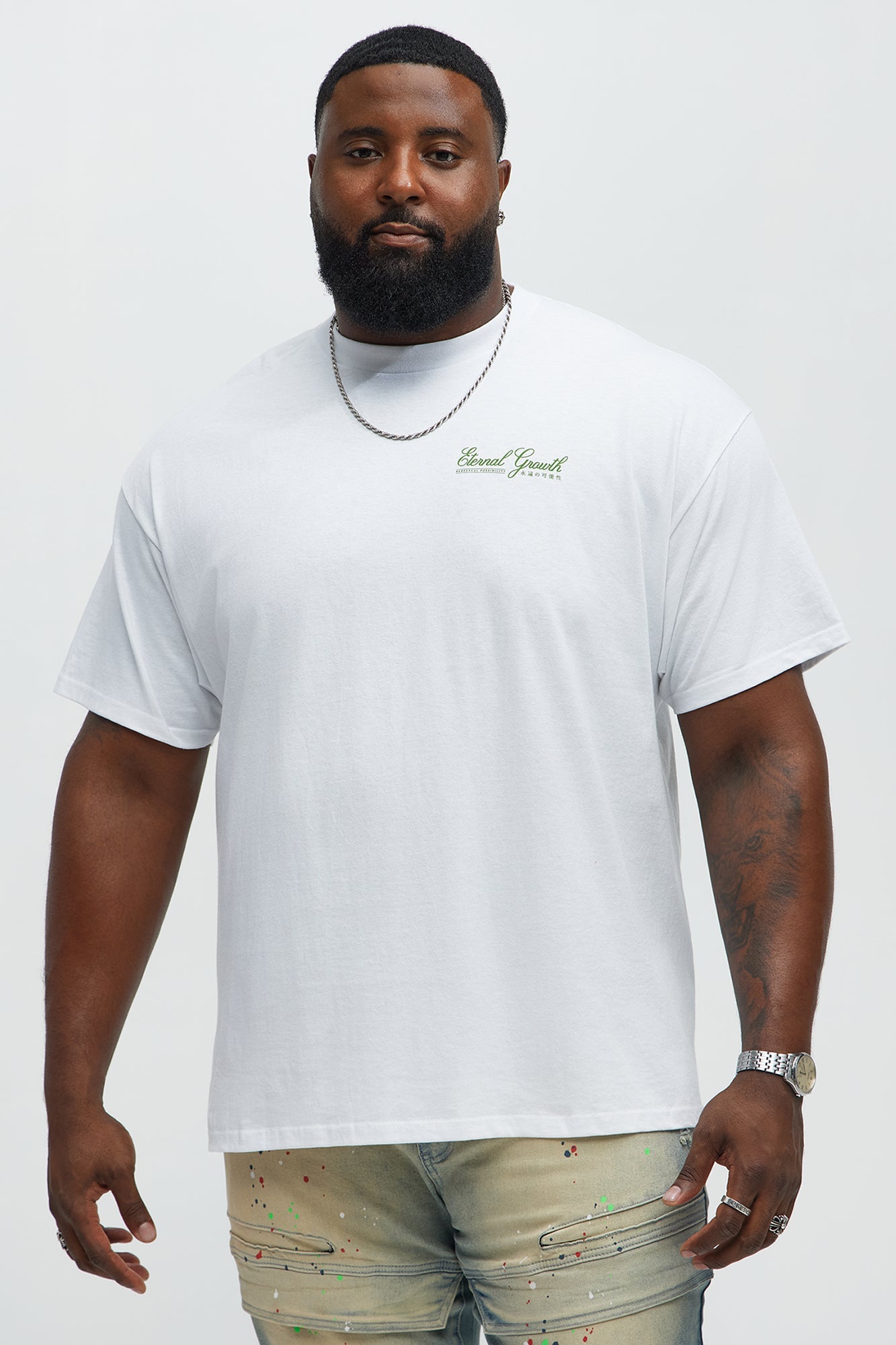 Eternal Growth Short Sleeve Tee - White