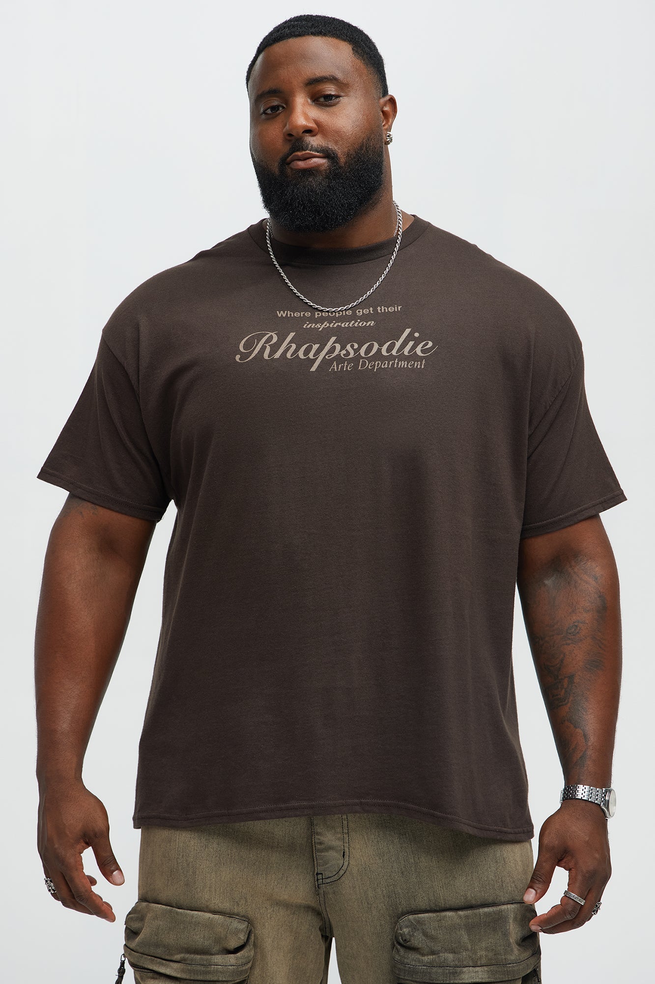 Rhapsodie Art Dept Short Sleeve Tee - Chocolate