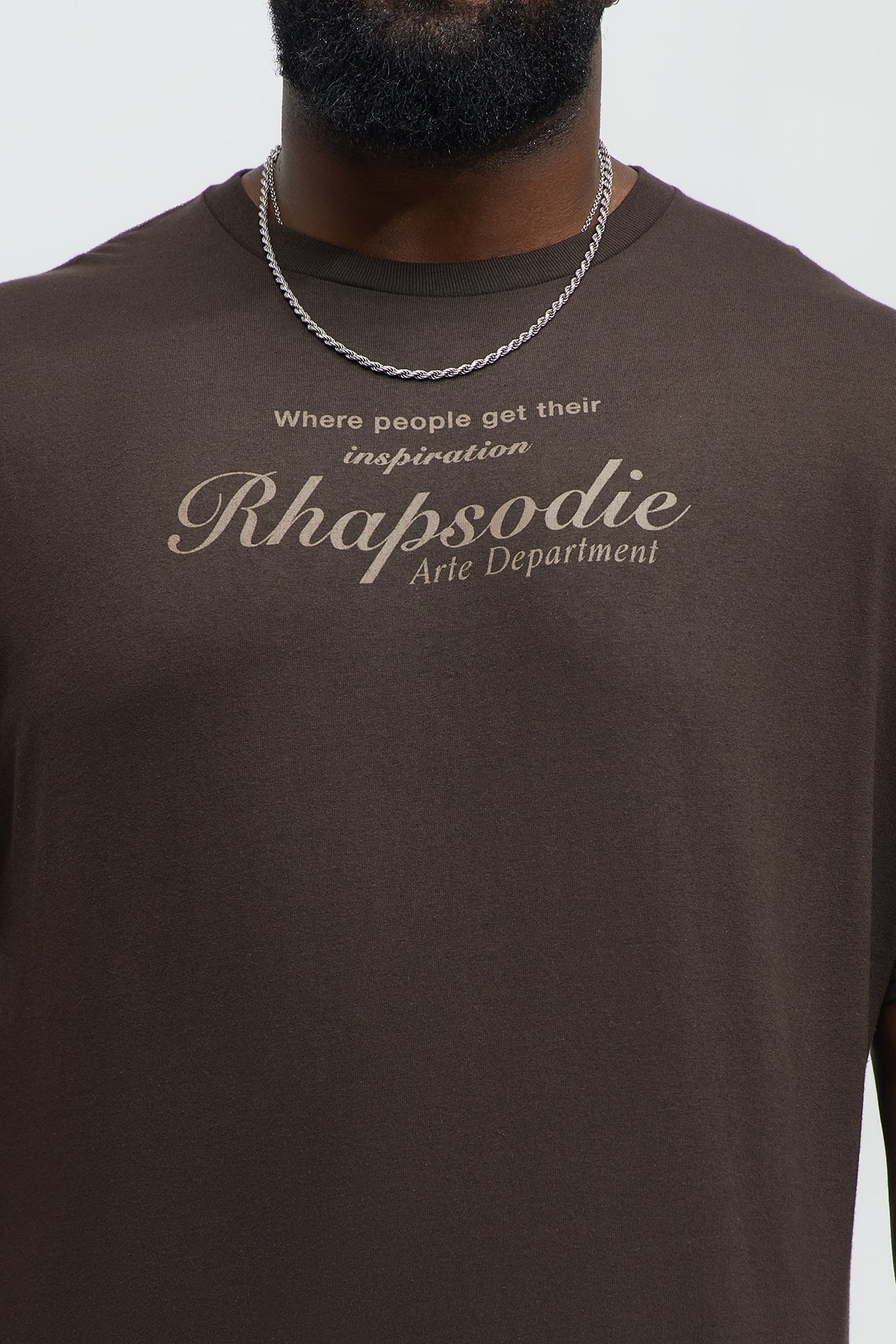 Rhapsodie Art Dept Short Sleeve Tee - Chocolate