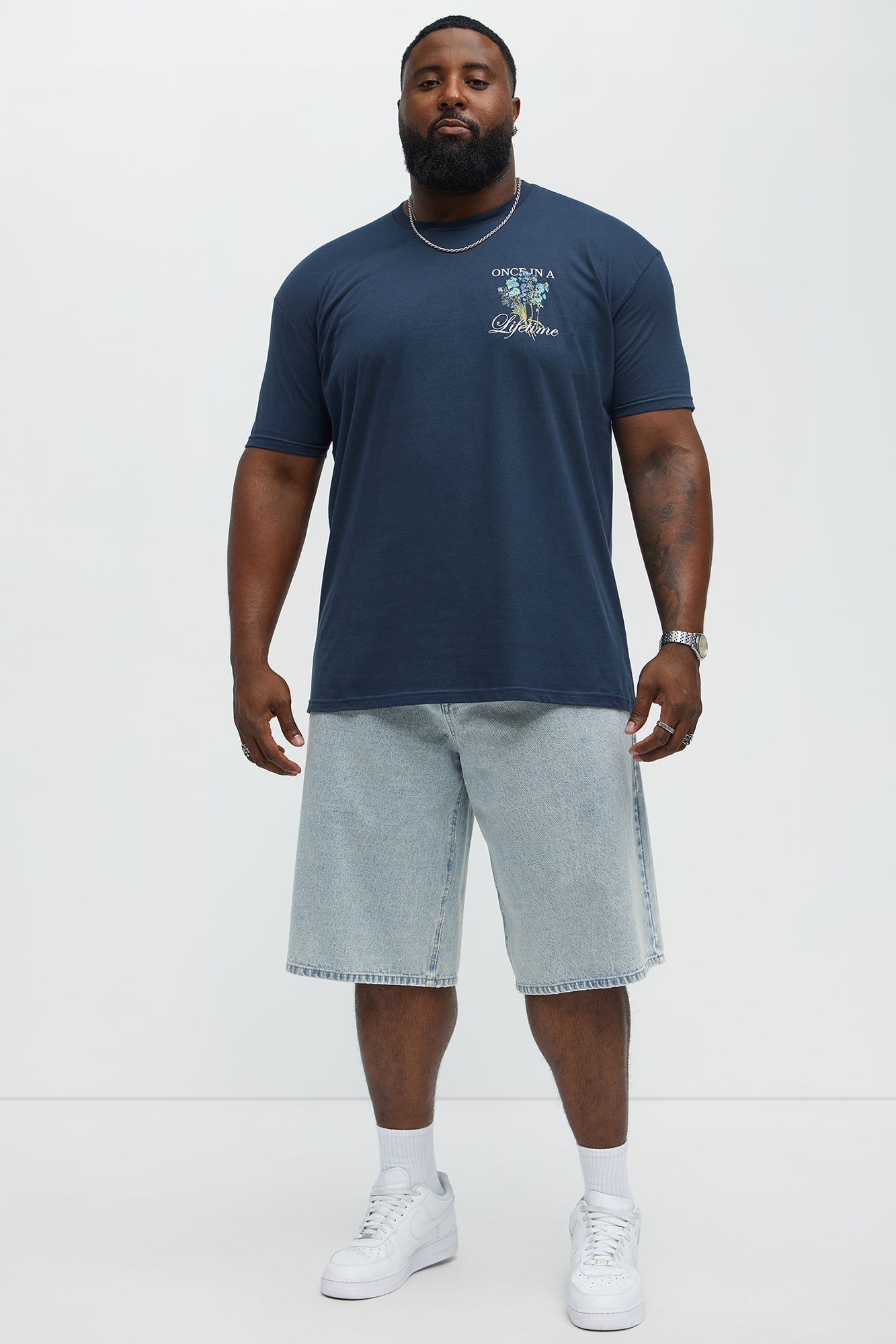 Once In A Lifetime Short Sleeve Tee - Navy