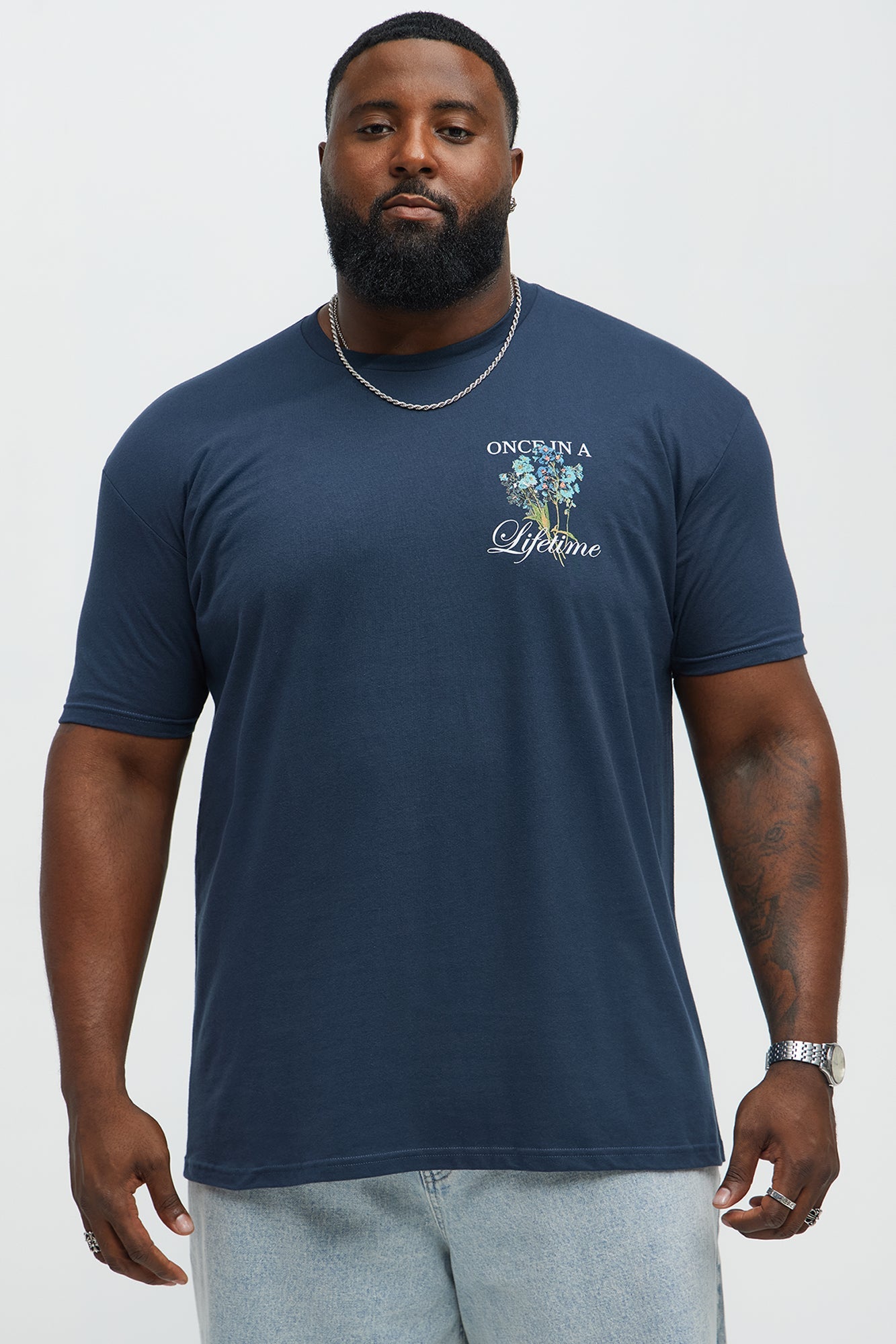 Once In A Lifetime Short Sleeve Tee - Navy