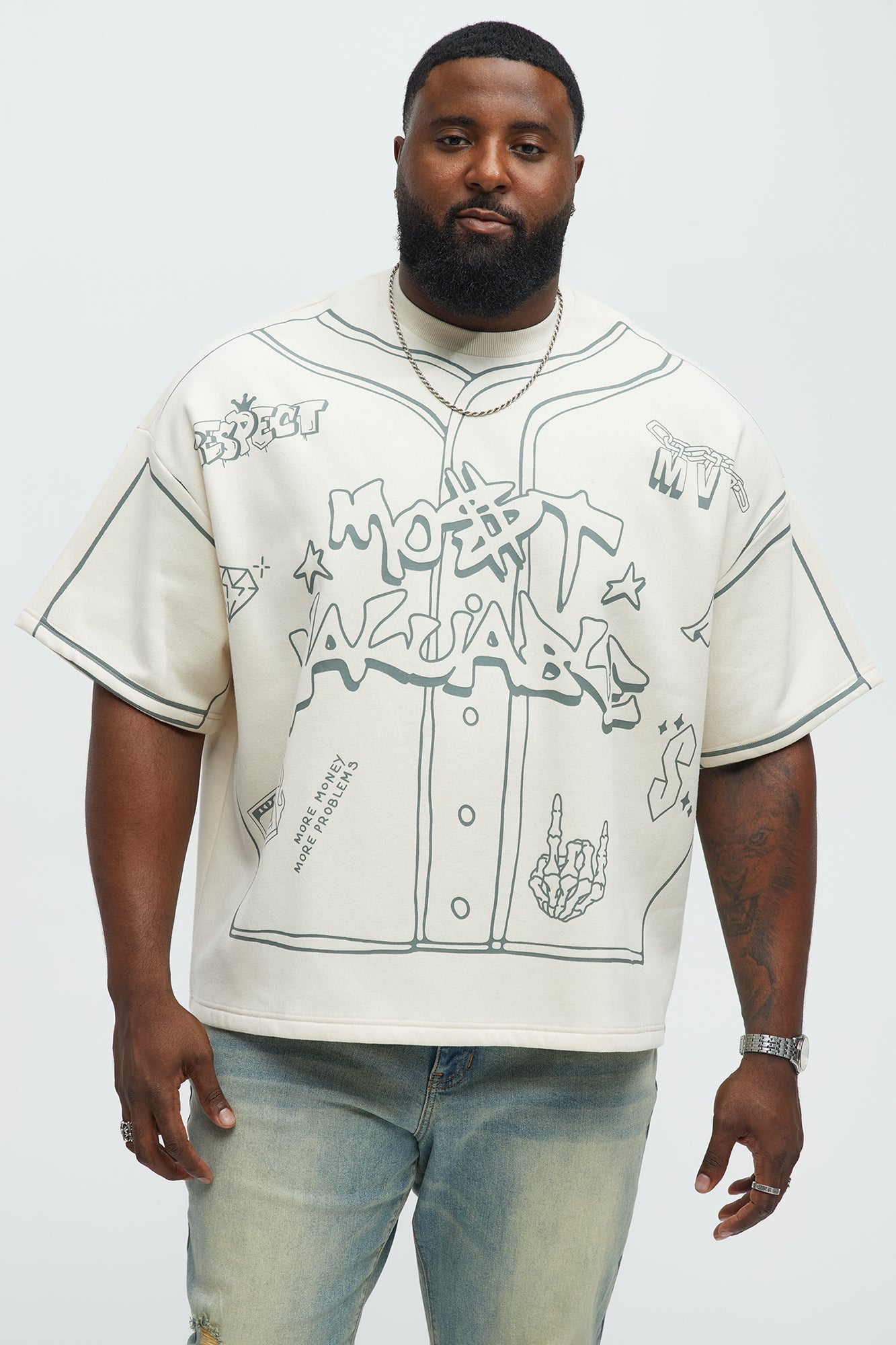 Tyson MVP Short Sleeve Tee - Cream/combo