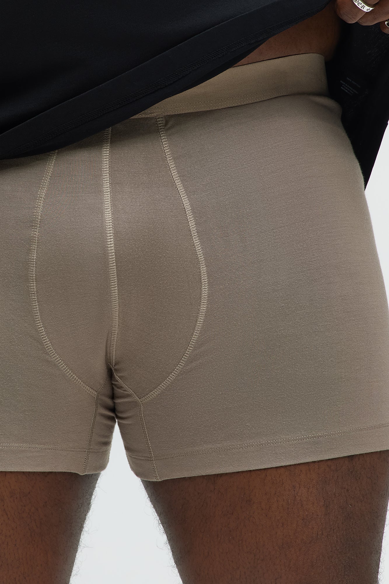 Novamen Modal Boxer Brief - Taupe