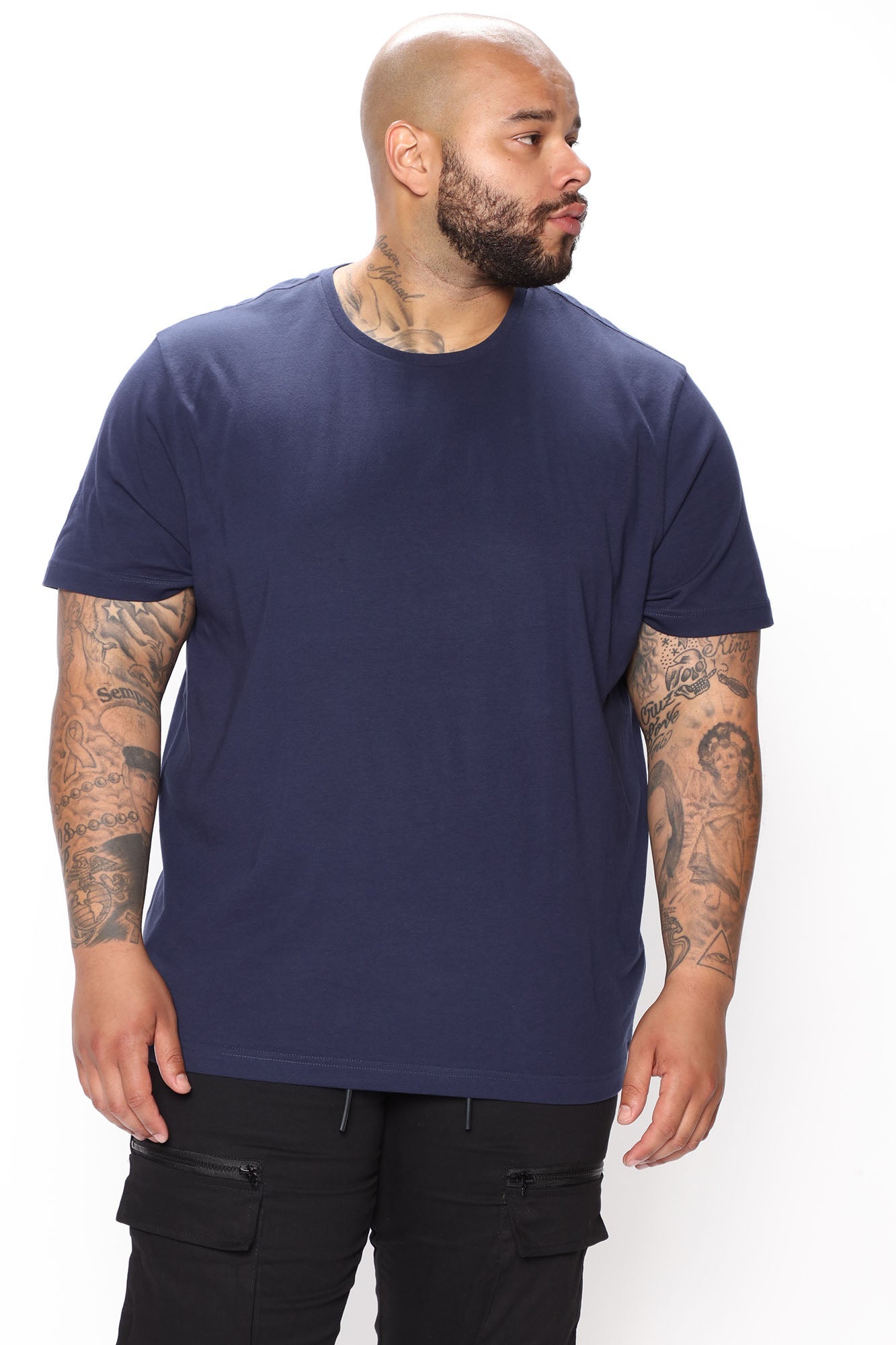 Classic Lightweight Tee - Navy