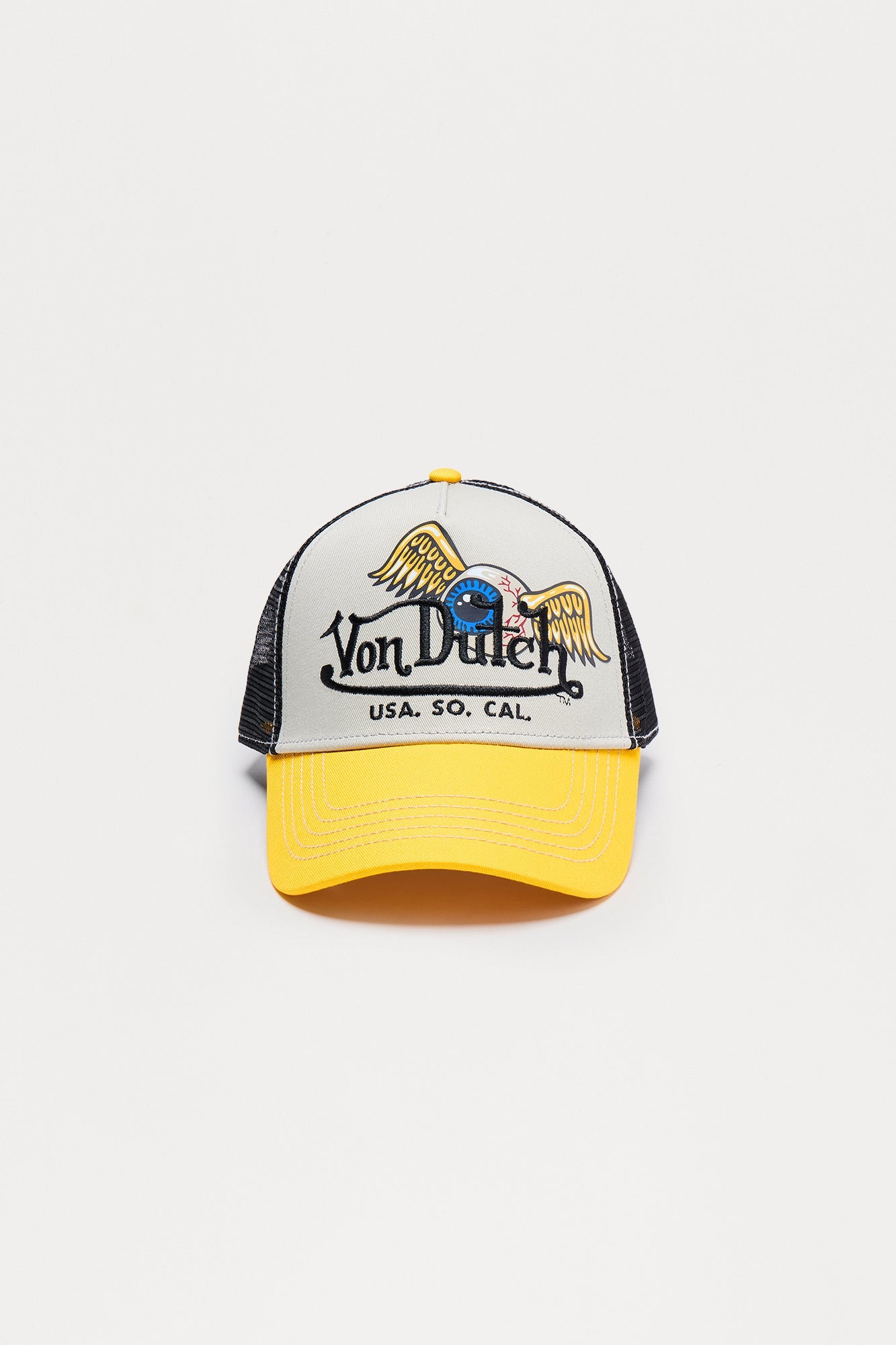 Von Dutch So Cal Trucker Hat - Grey/combo