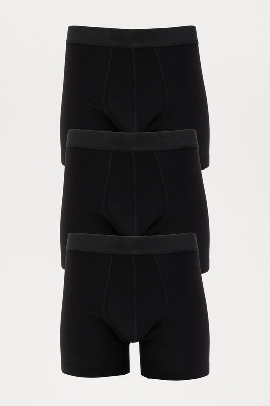 Essential Modal Boxer Brief 3 Pack - Black