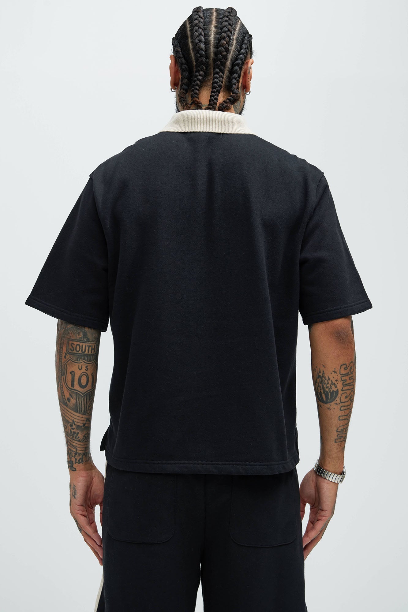 Luka Zipper Shirt - Black/combo