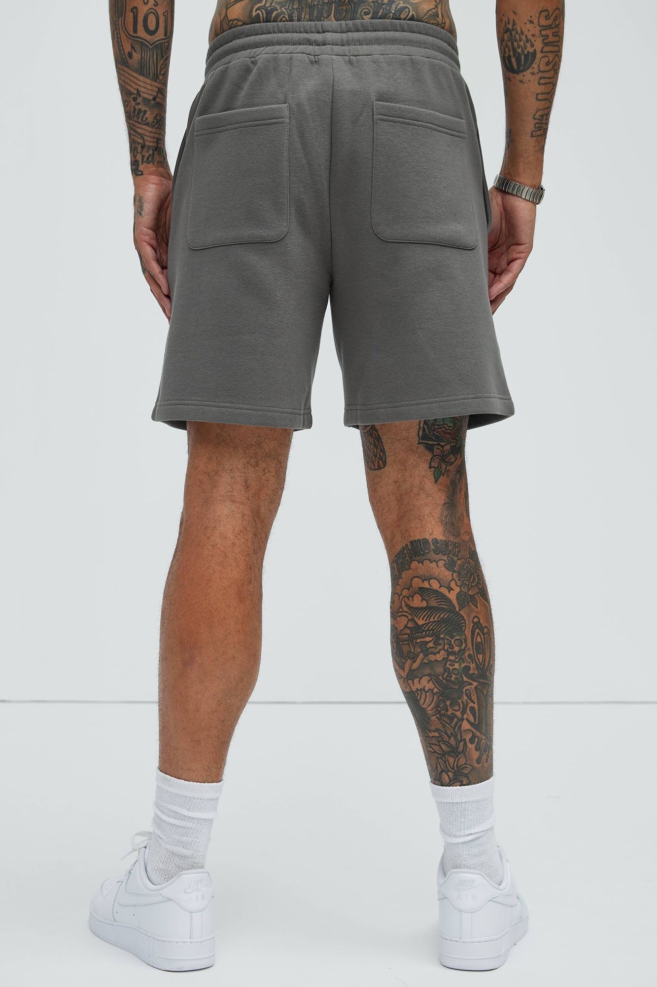 Tyson Lightning Relaxed Shorts - Charcoal