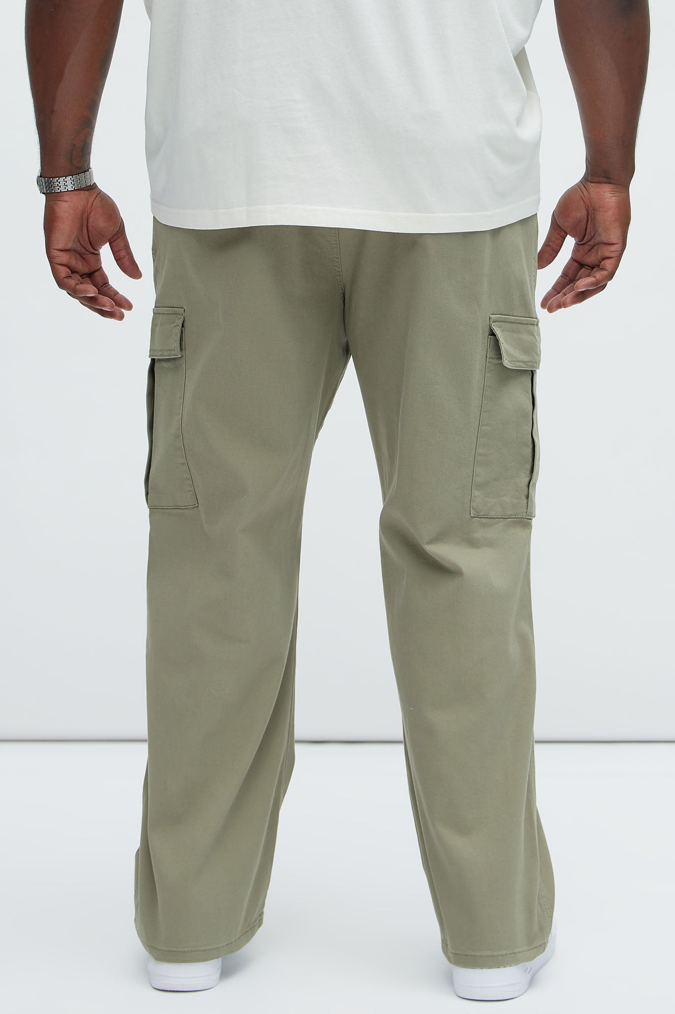 Kyle Straight Cargo Pants - Olive