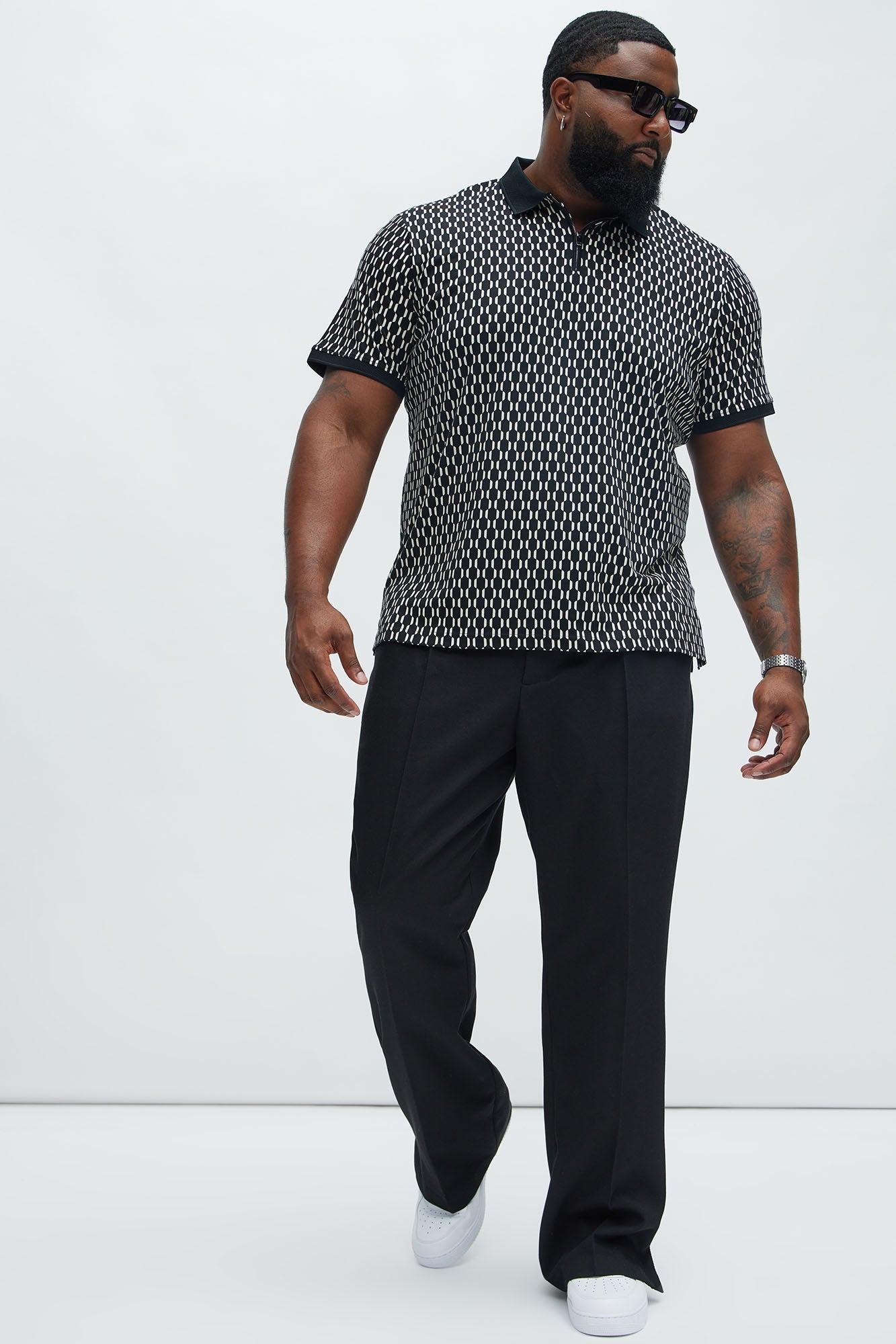 Interlocked Polo - Black