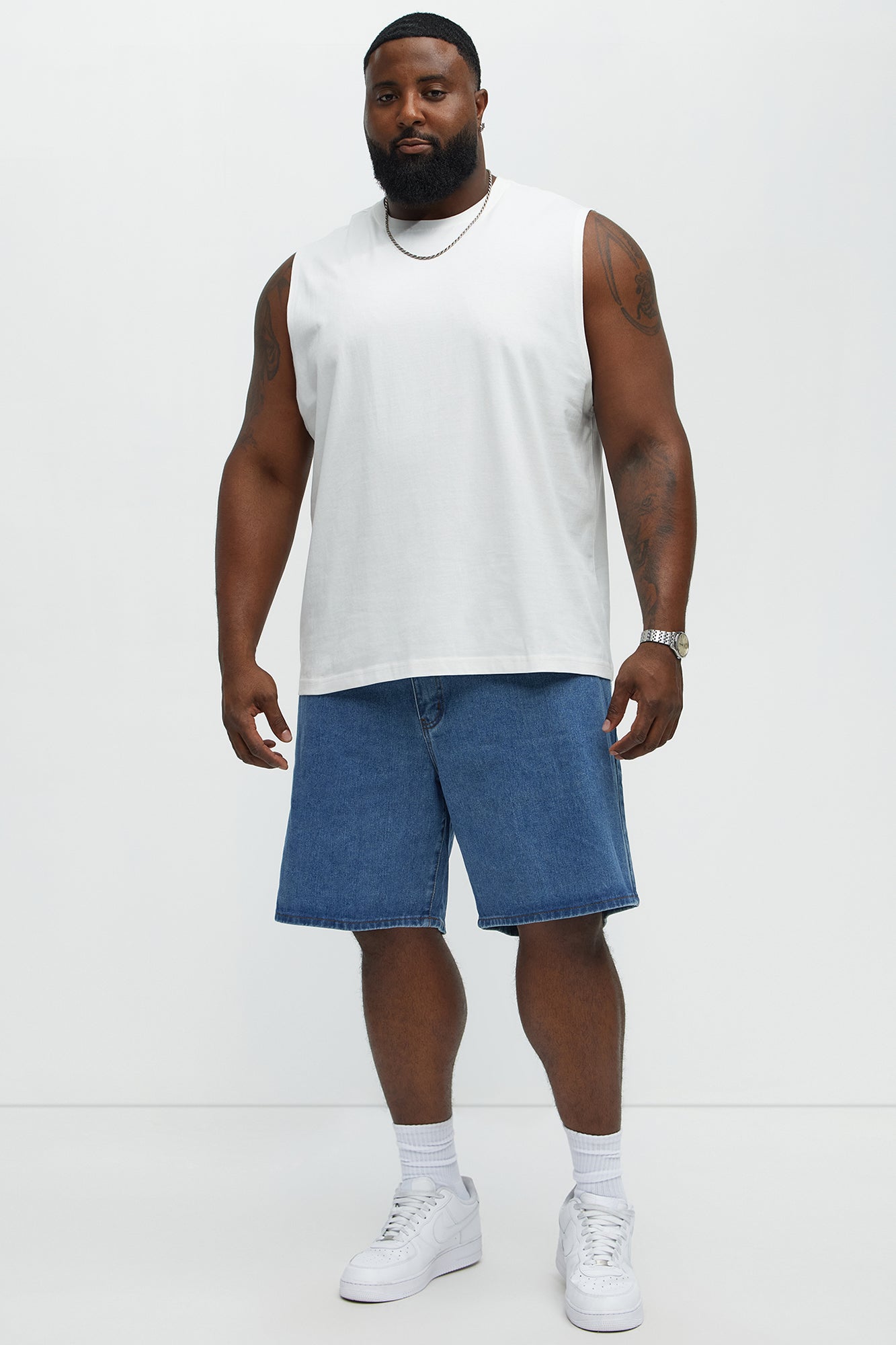 Forte Muscle Tee - White