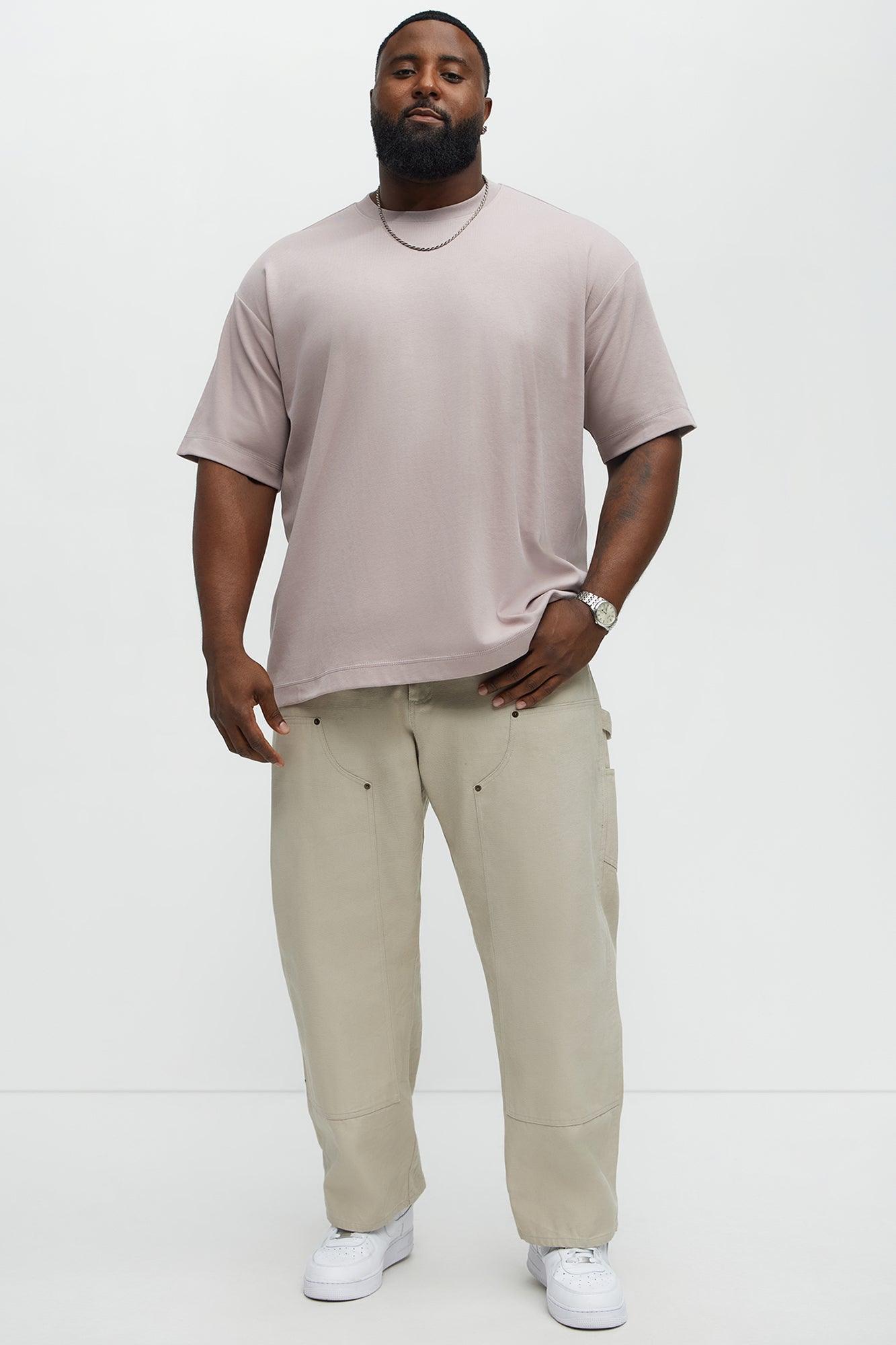 Relaxed Premium Everyday Tee - Mauve