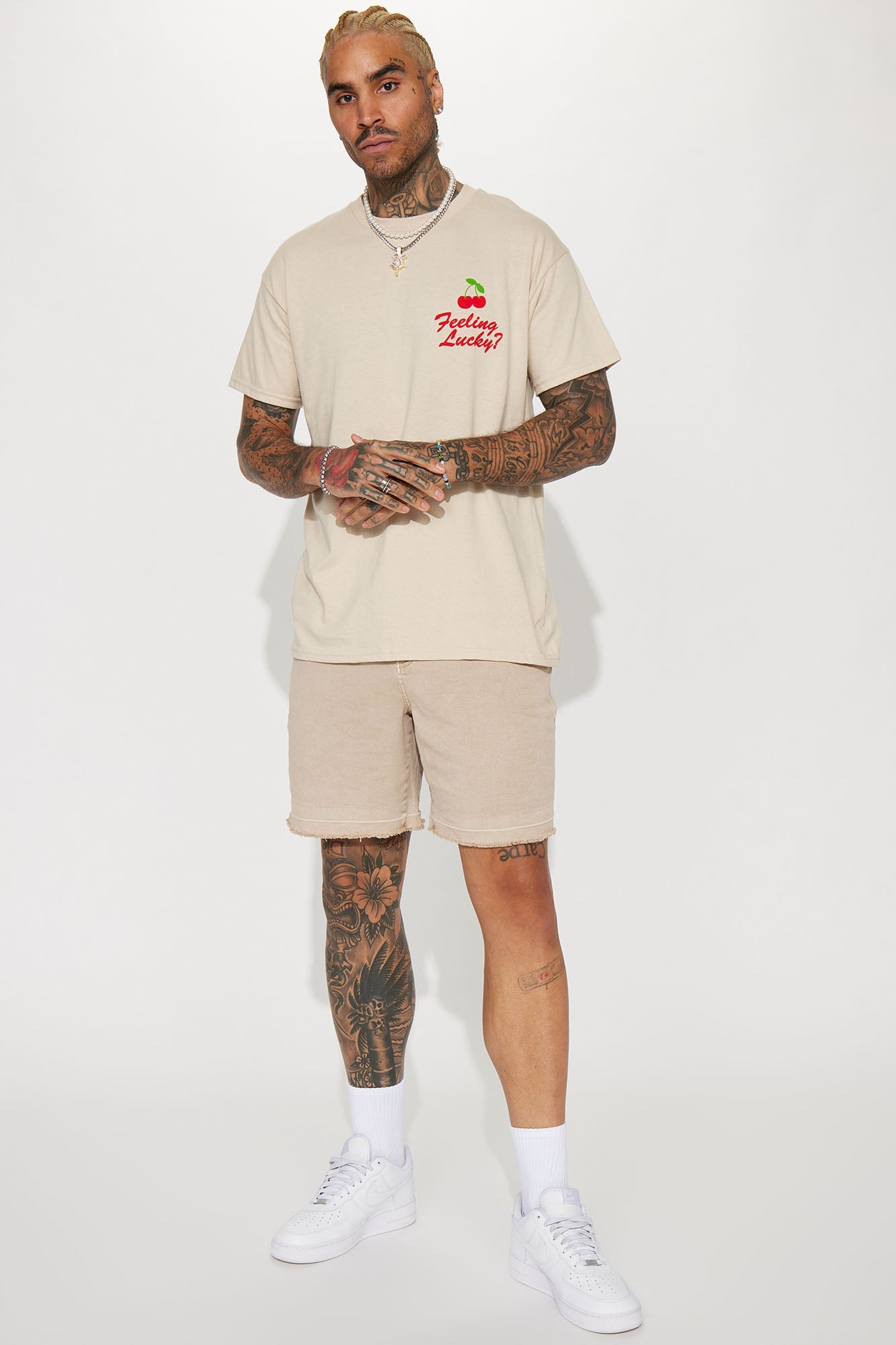 Mojave Relaxed Denim Shorts - Tan