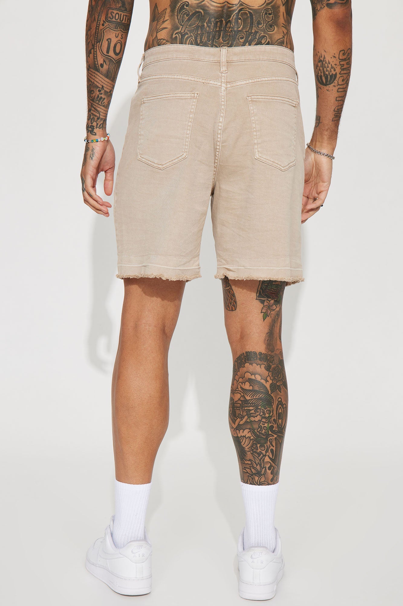 Mojave Relaxed Denim Shorts - Tan