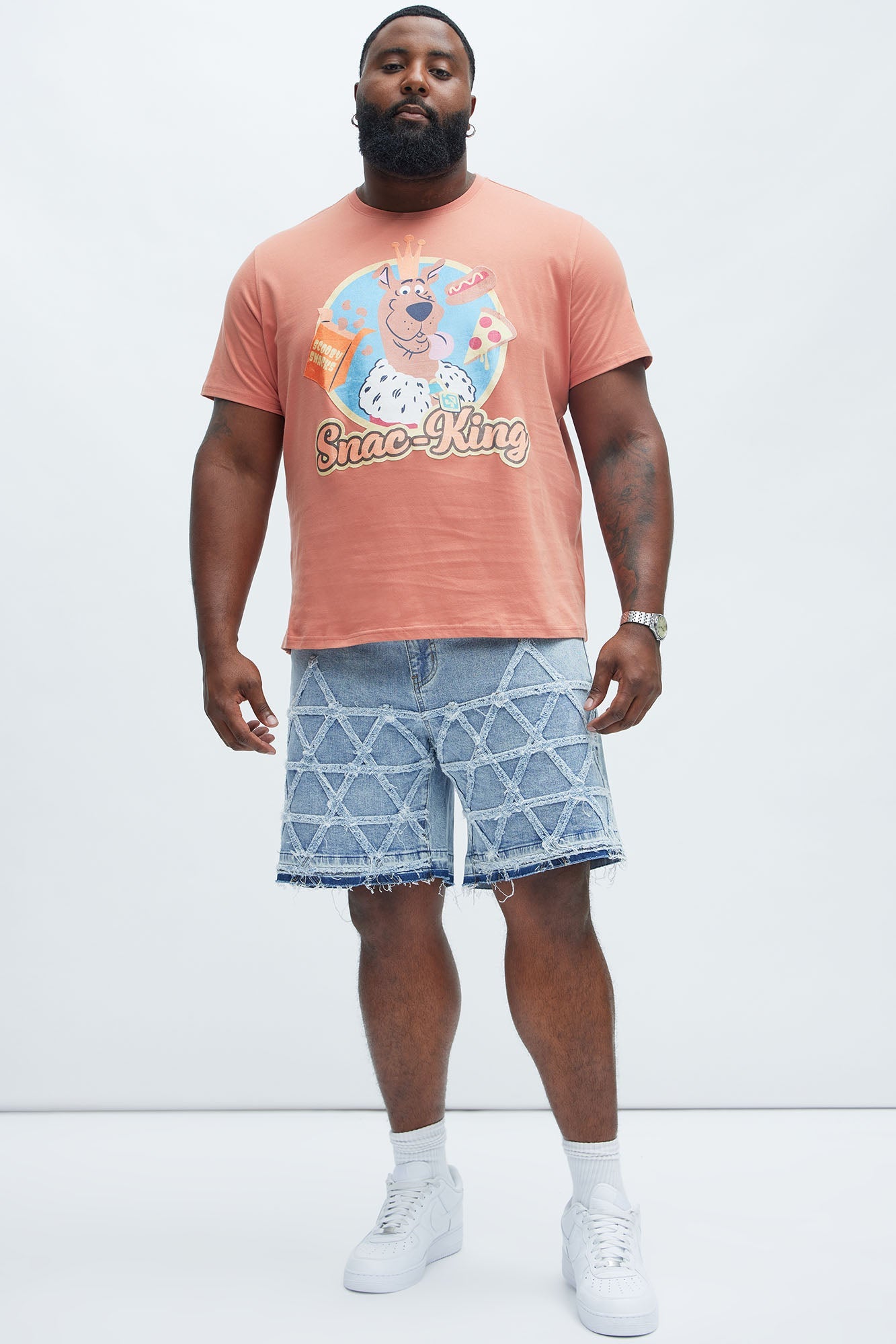 Interstellar Relaxed Denim Shorts - Medium Blue Wash