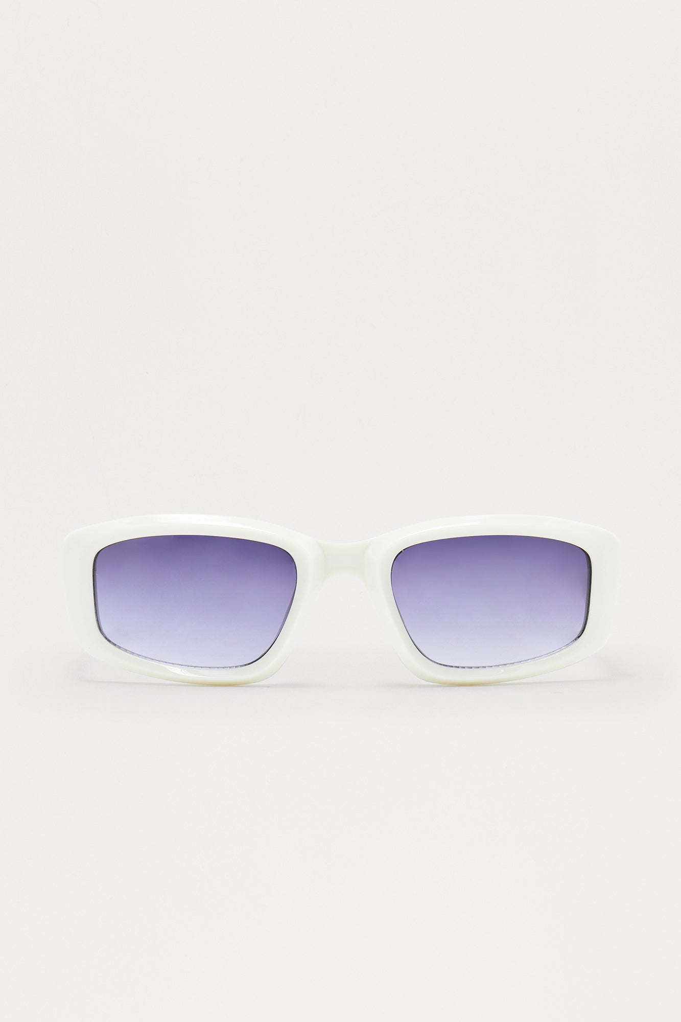 Puffed Up Sunglasses - White
